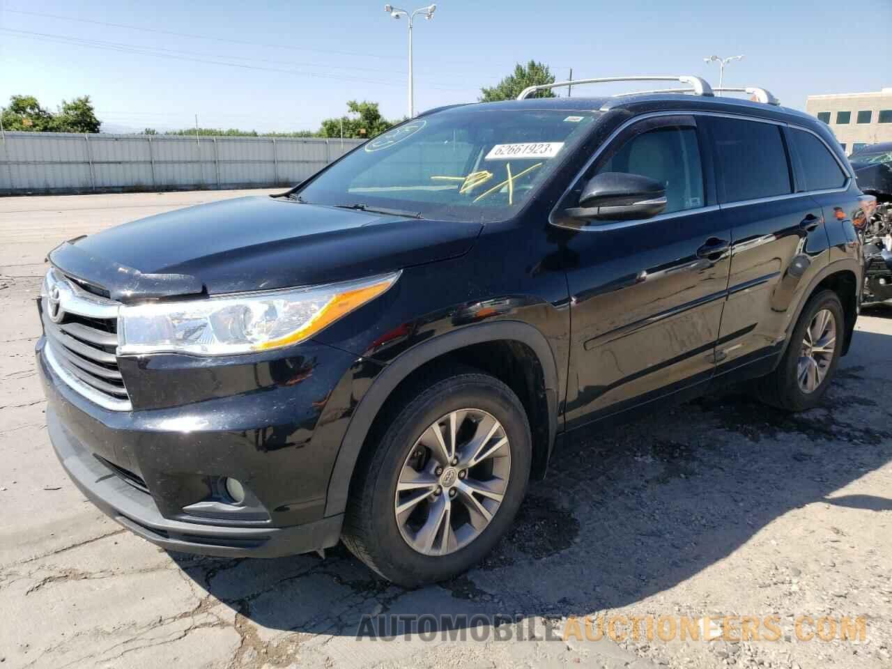 5TDJKRFH9FS208187 TOYOTA HIGHLANDER 2015