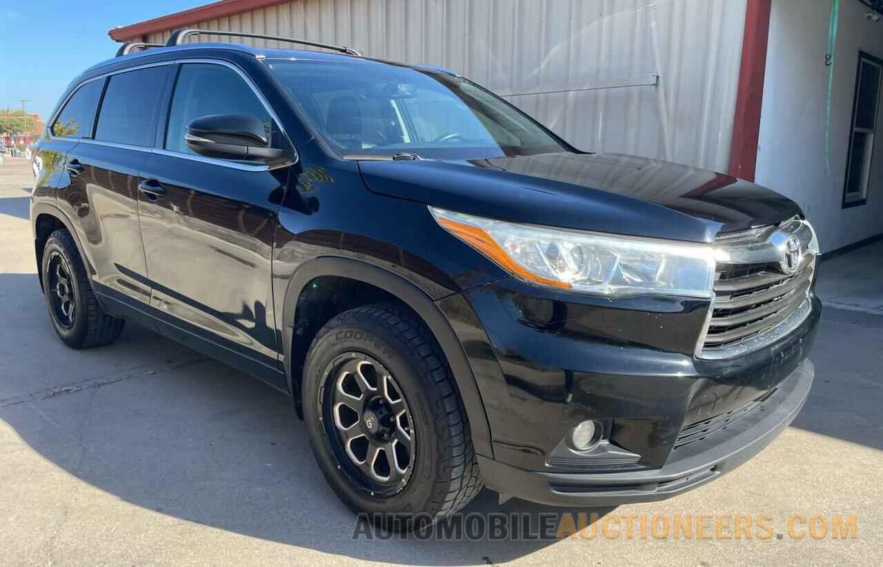 5TDJKRFH9FS208657 TOYOTA HIGHLANDER 2015