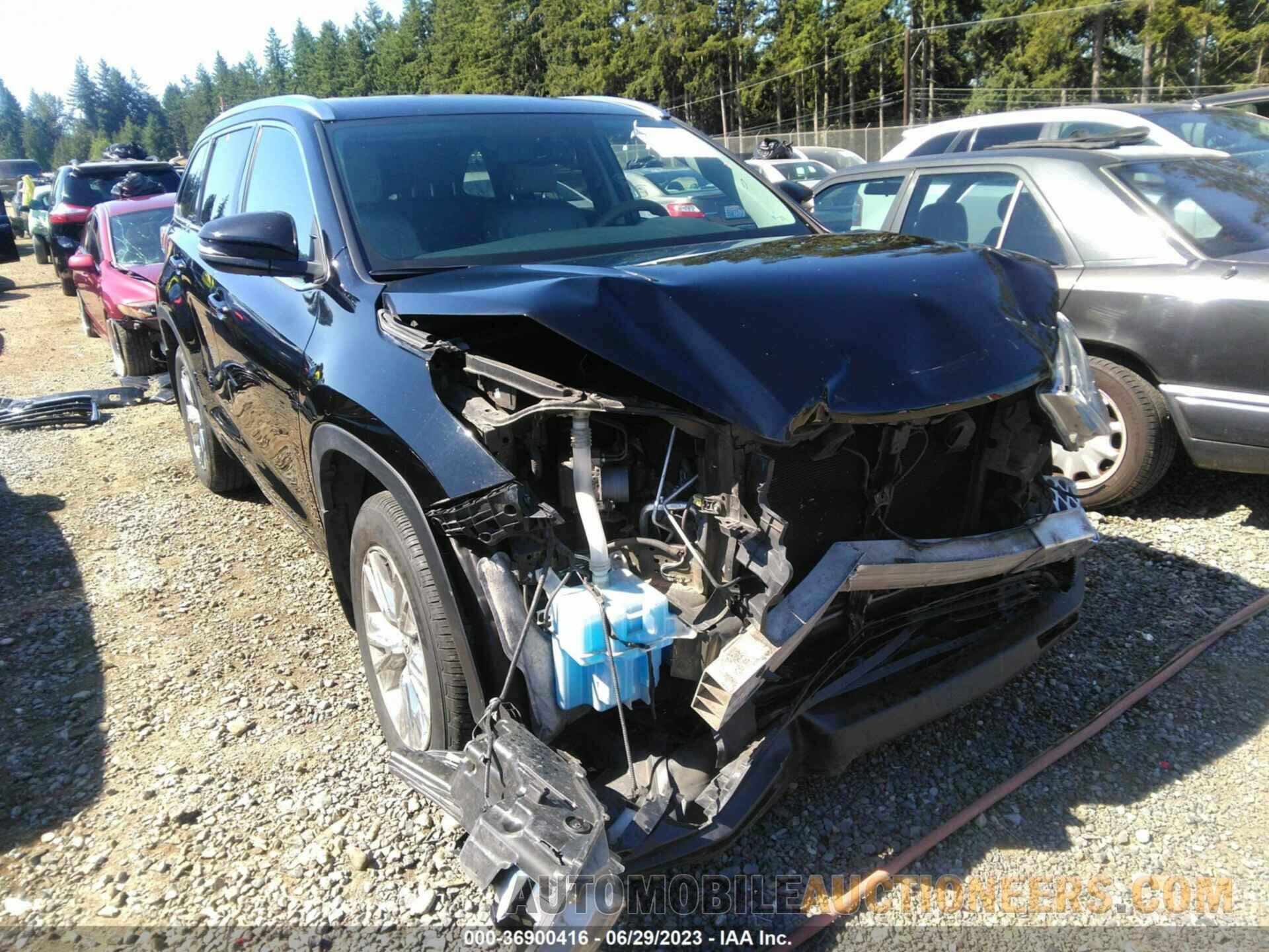 5TDJKRFH9FS210098 TOYOTA HIGHLANDER 2015