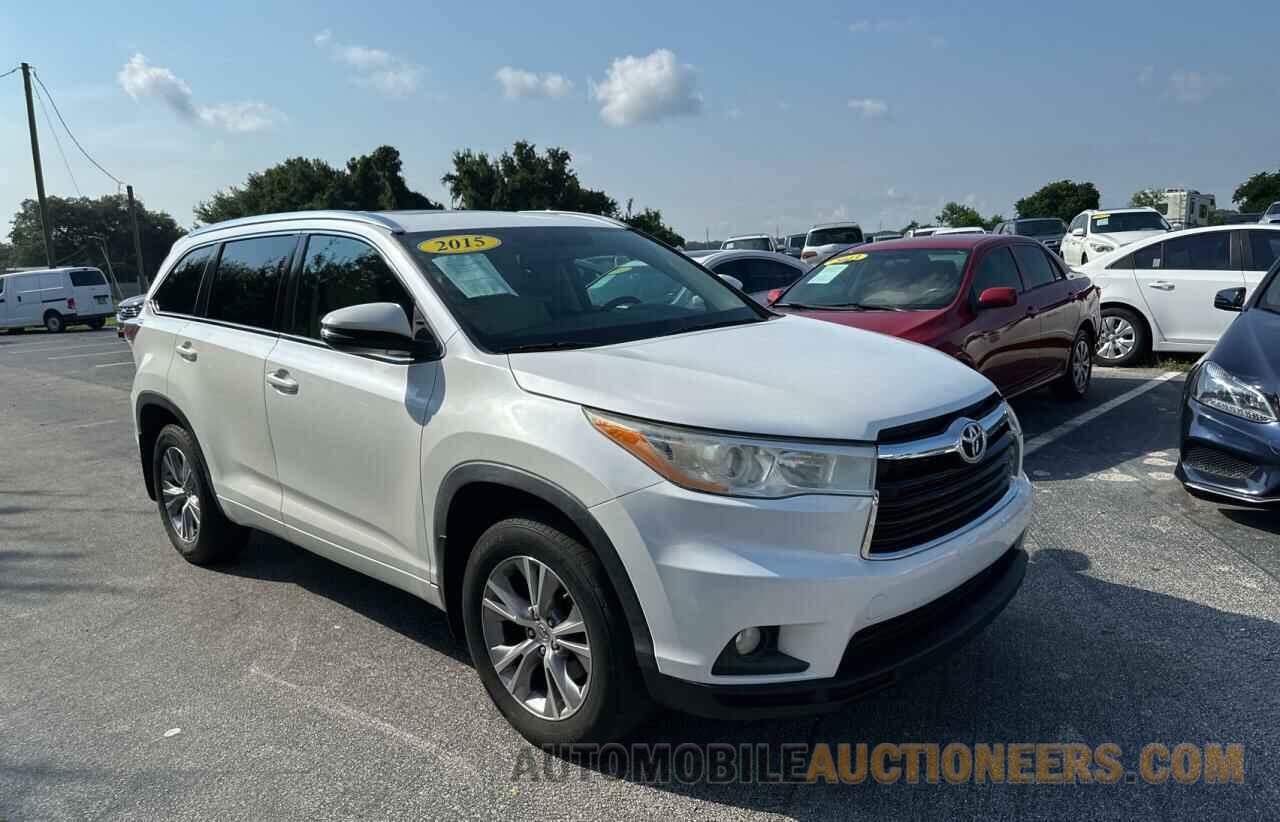 5TDJKRFH9FS221263 TOYOTA HIGHLANDER 2015