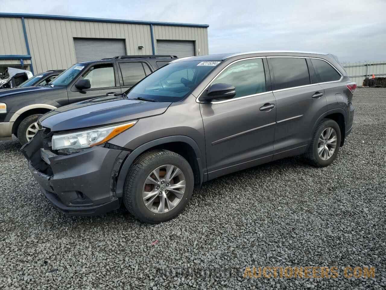 5TDJKRFH9FS221750 TOYOTA HIGHLANDER 2015