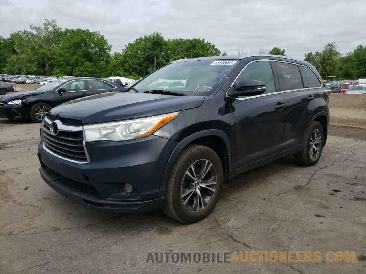 5TDJKRFH9GS226139 TOYOTA HIGHLANDER 2016