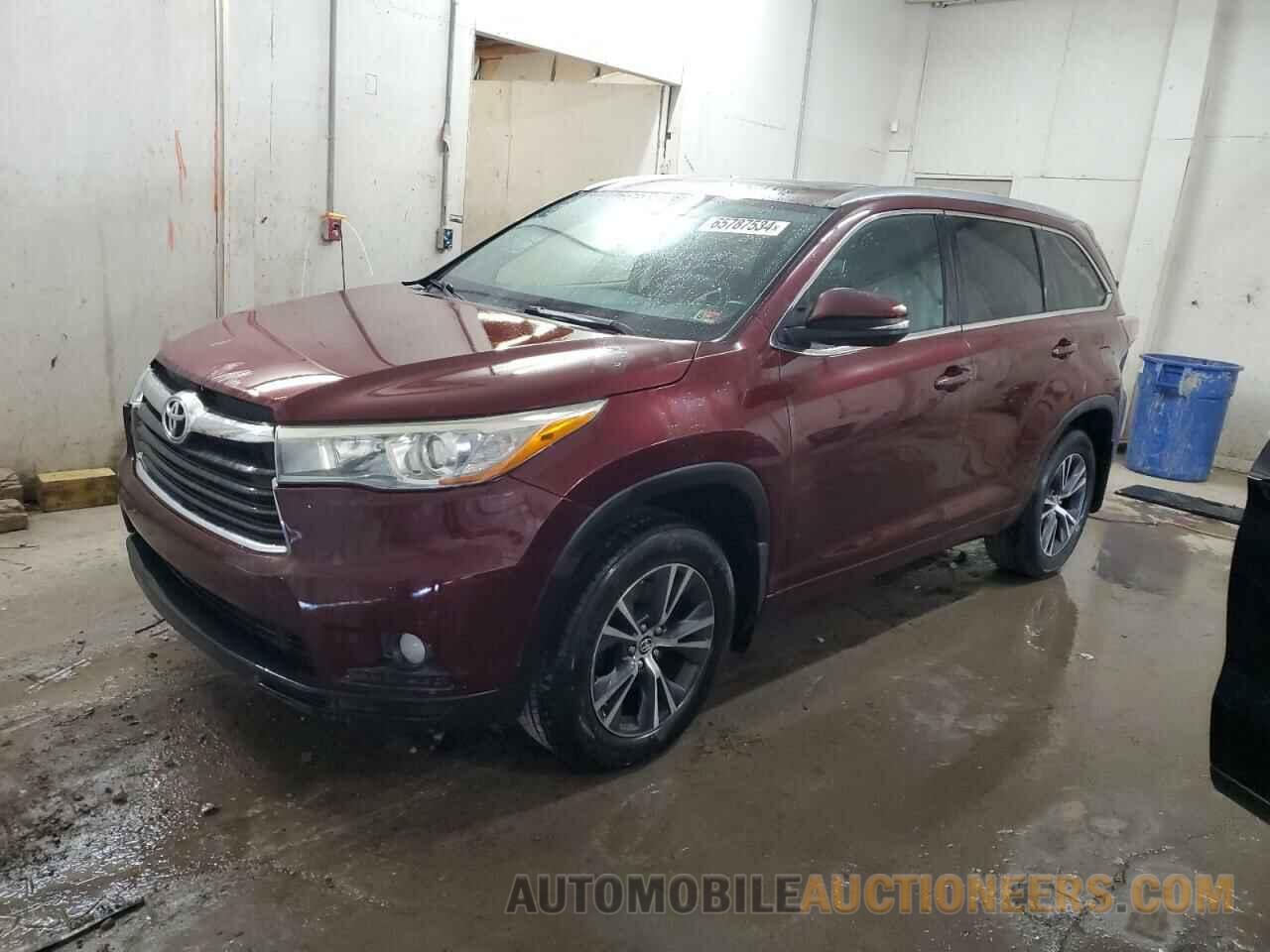 5TDJKRFH9GS227081 TOYOTA HIGHLANDER 2016