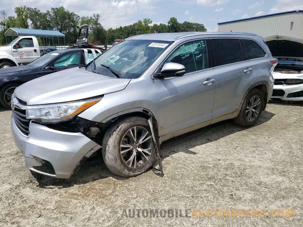 5TDJKRFH9GS243703 TOYOTA HIGHLANDER 2016