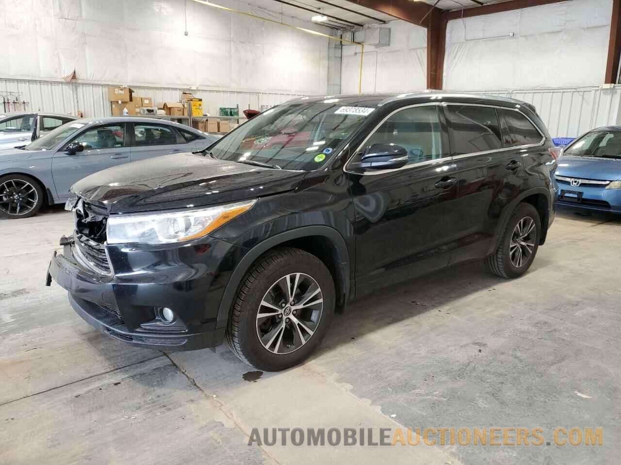 5TDJKRFH9GS271629 TOYOTA HIGHLANDER 2016