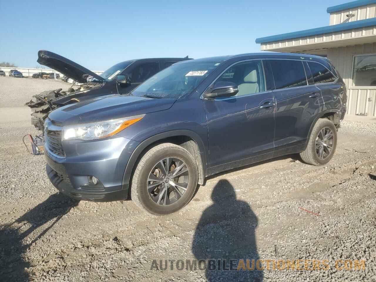 5TDJKRFH9GS281965 TOYOTA HIGHLANDER 2016