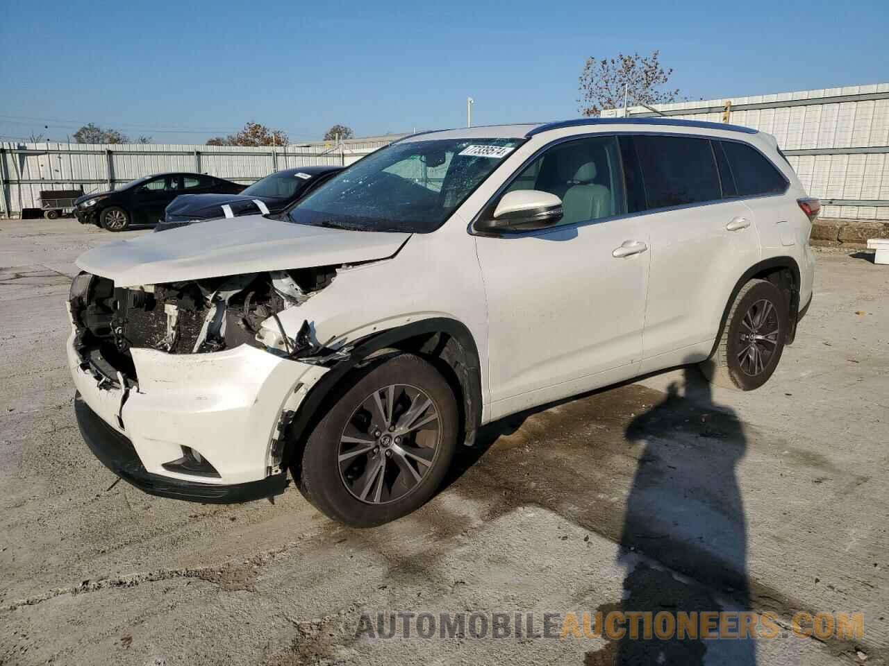 5TDJKRFH9GS287054 TOYOTA HIGHLANDER 2016