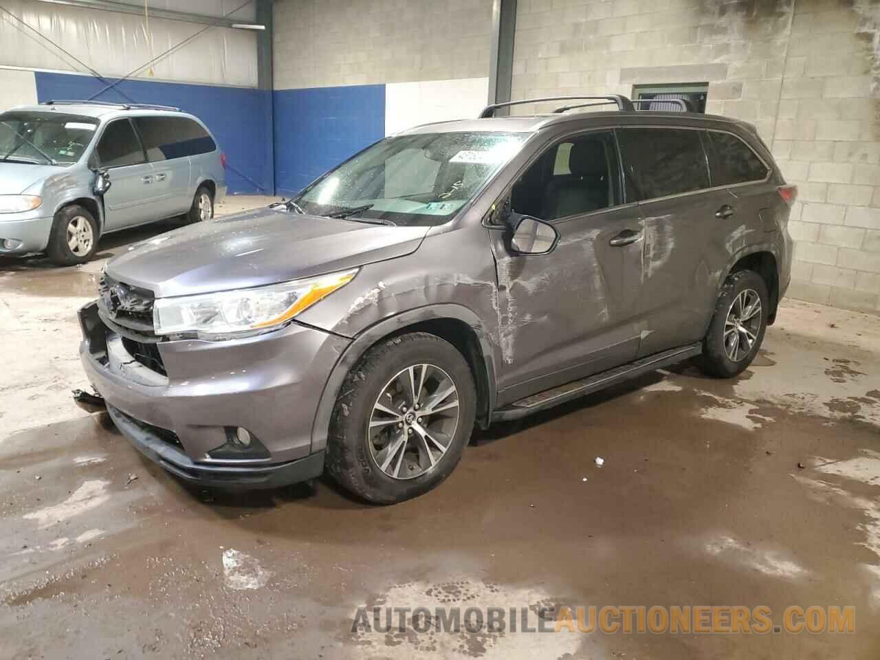 5TDJKRFH9GS323552 TOYOTA HIGHLANDER 2016