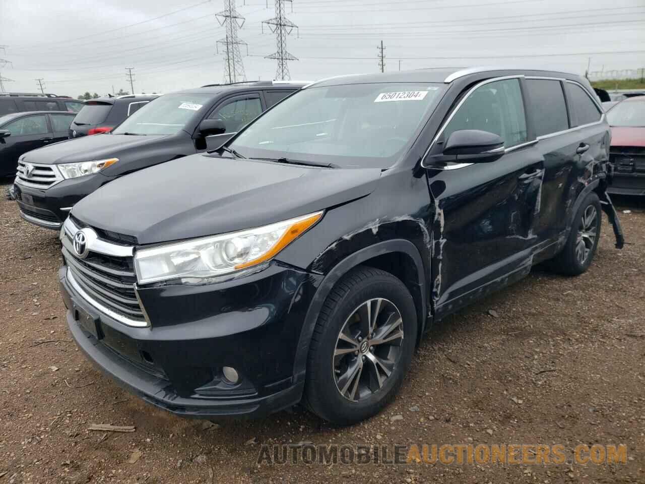 5TDJKRFH9GS337175 TOYOTA HIGHLANDER 2016