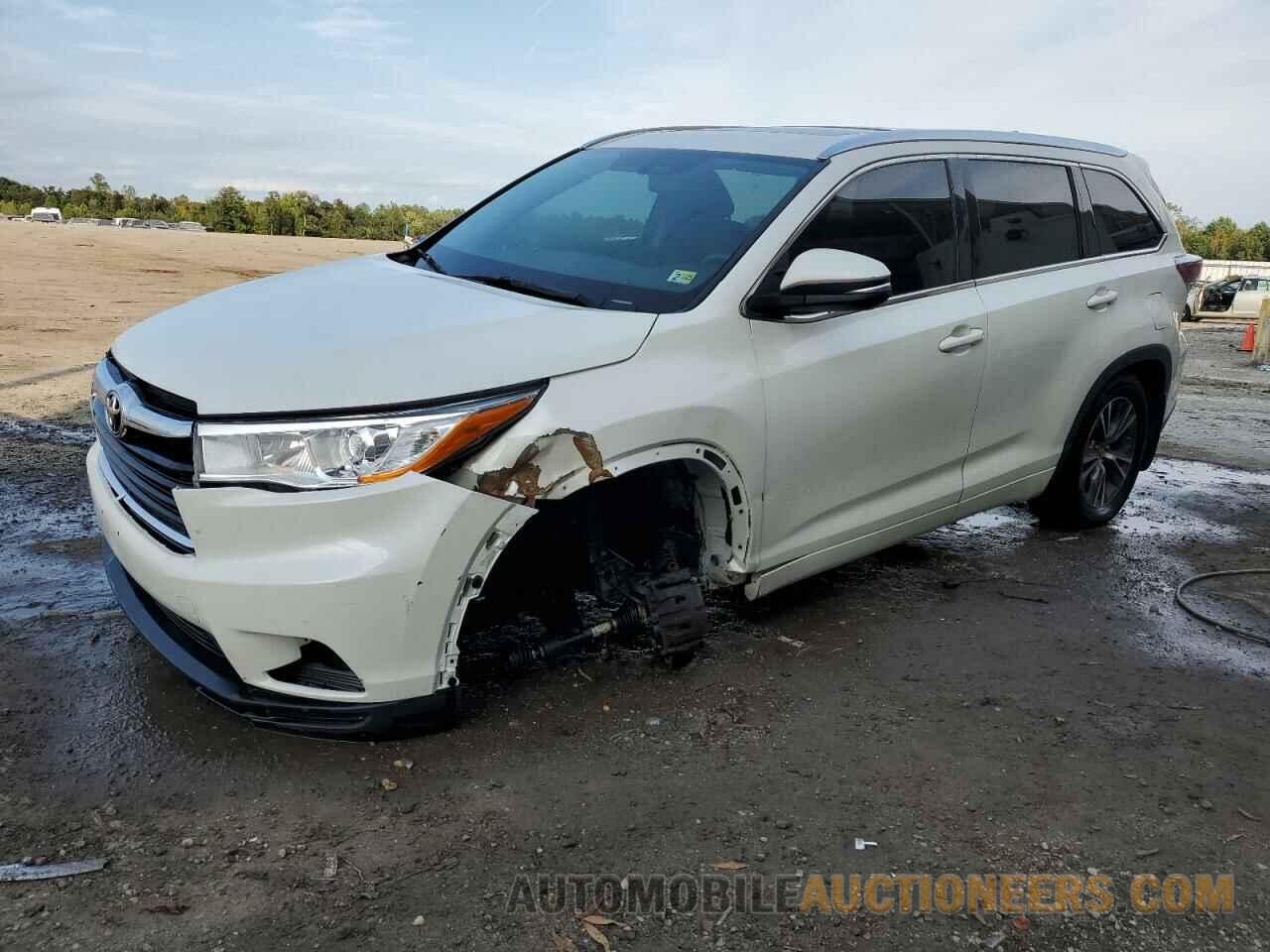 5TDJKRFH9GS347849 TOYOTA HIGHLANDER 2016