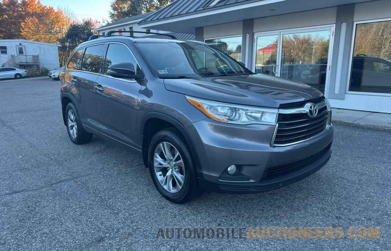 5TDJKRFHXES066933 TOYOTA HIGHLANDER 2014