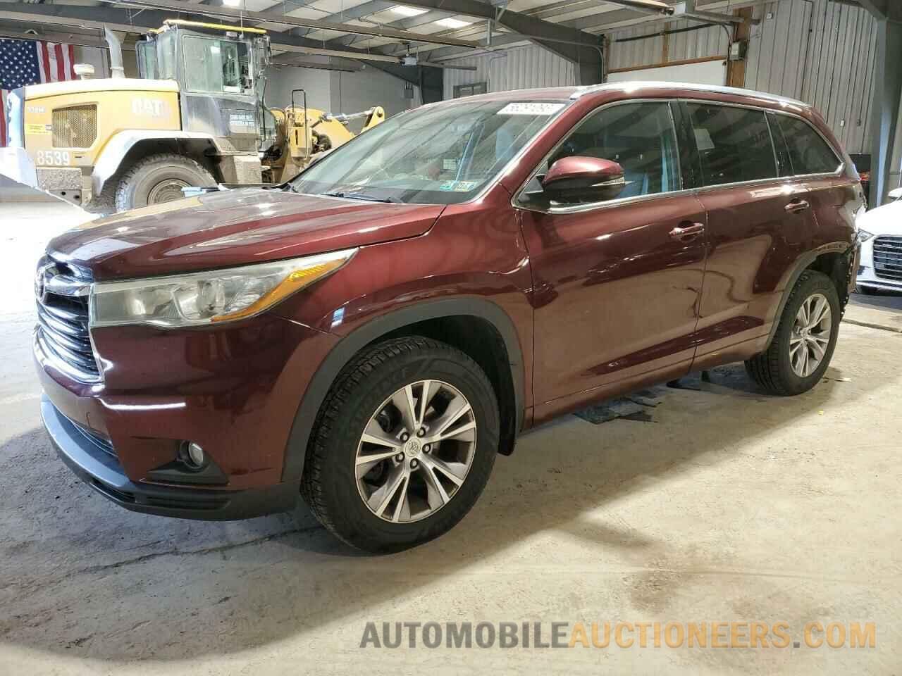 5TDJKRFHXFS093499 TOYOTA HIGHLANDER 2015