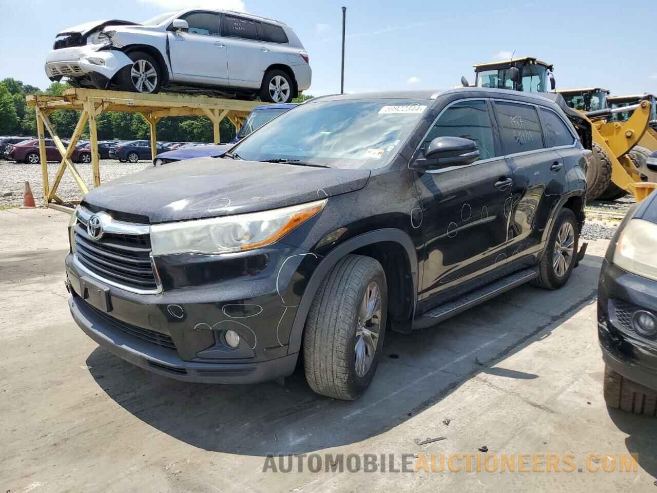 5TDJKRFHXFS159730 TOYOTA HIGHLANDER 2015