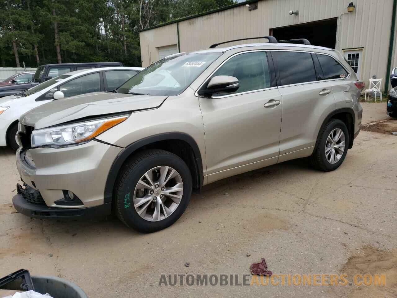 5TDJKRFHXFS187155 TOYOTA HIGHLANDER 2015