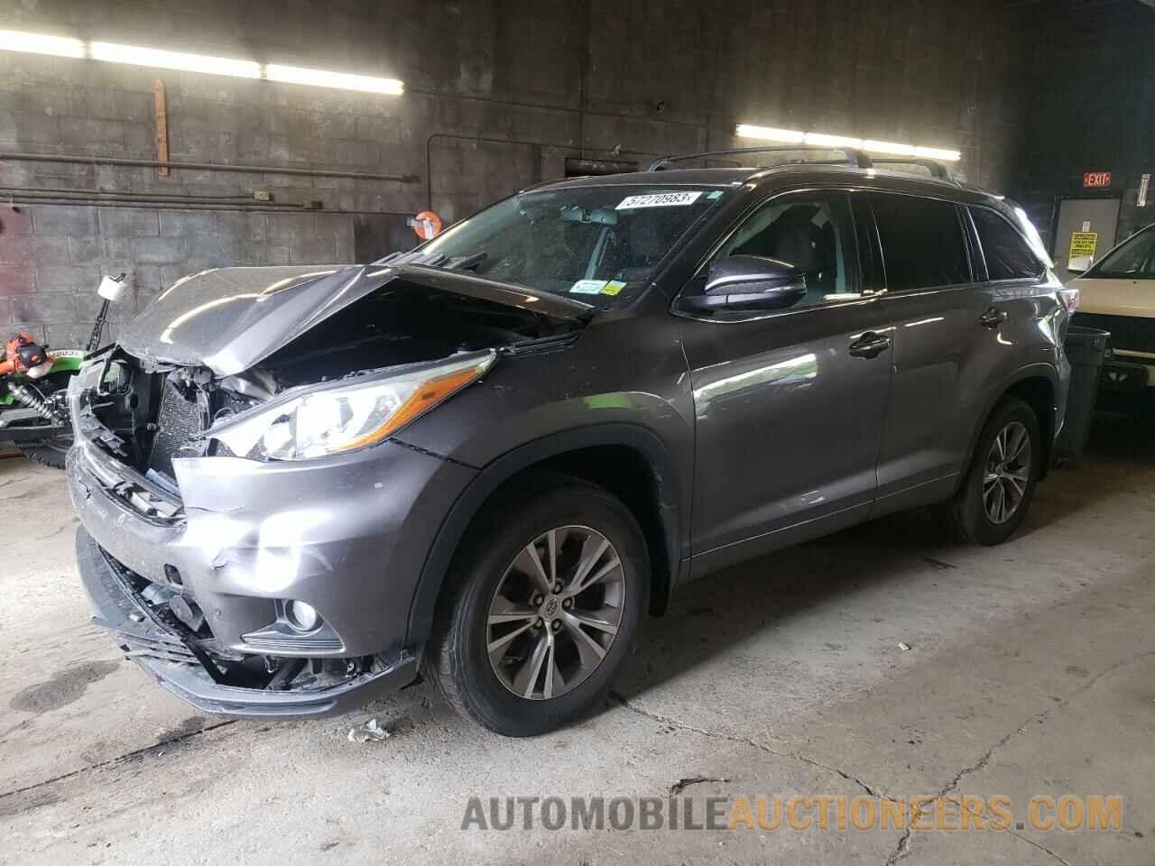 5TDJKRFHXFS205069 TOYOTA HIGHLANDER 2015