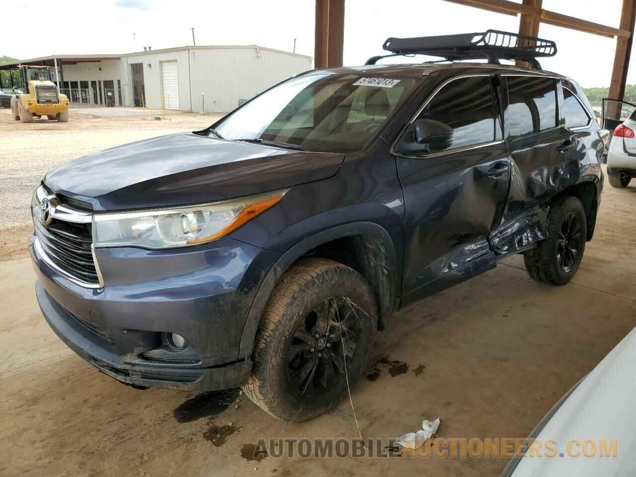 5TDJKRFHXGS234945 TOYOTA HIGHLANDER 2016