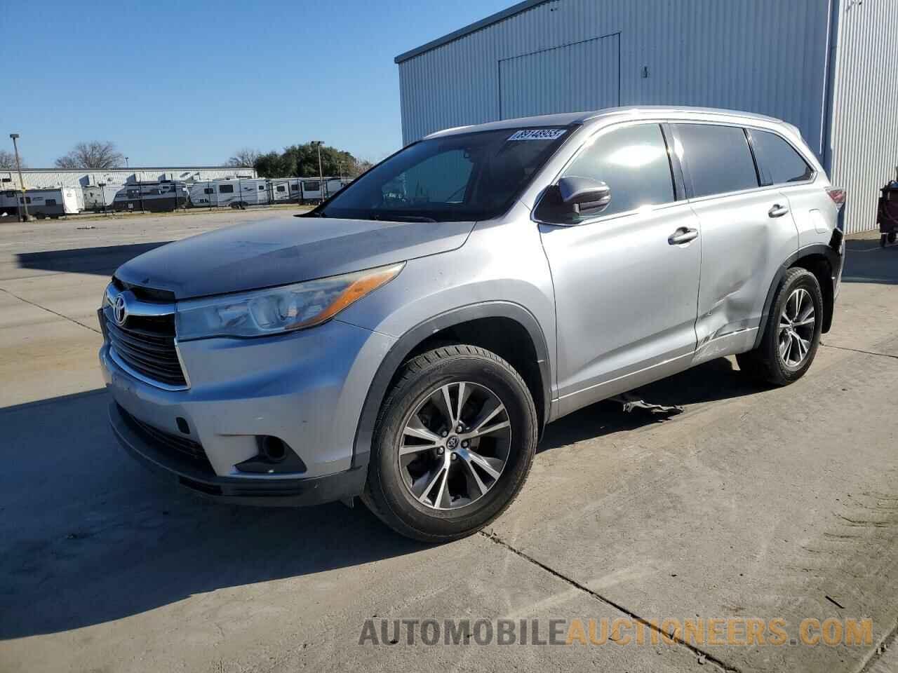 5TDJKRFHXGS247632 TOYOTA HIGHLANDER 2016