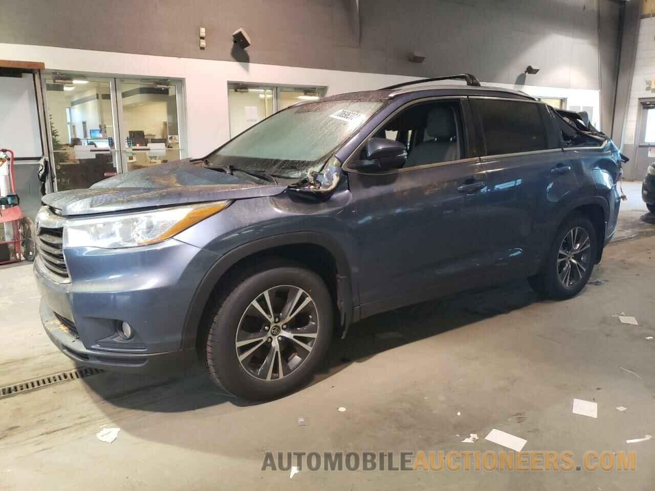 5TDJKRFHXGS259215 TOYOTA HIGHLANDER 2016