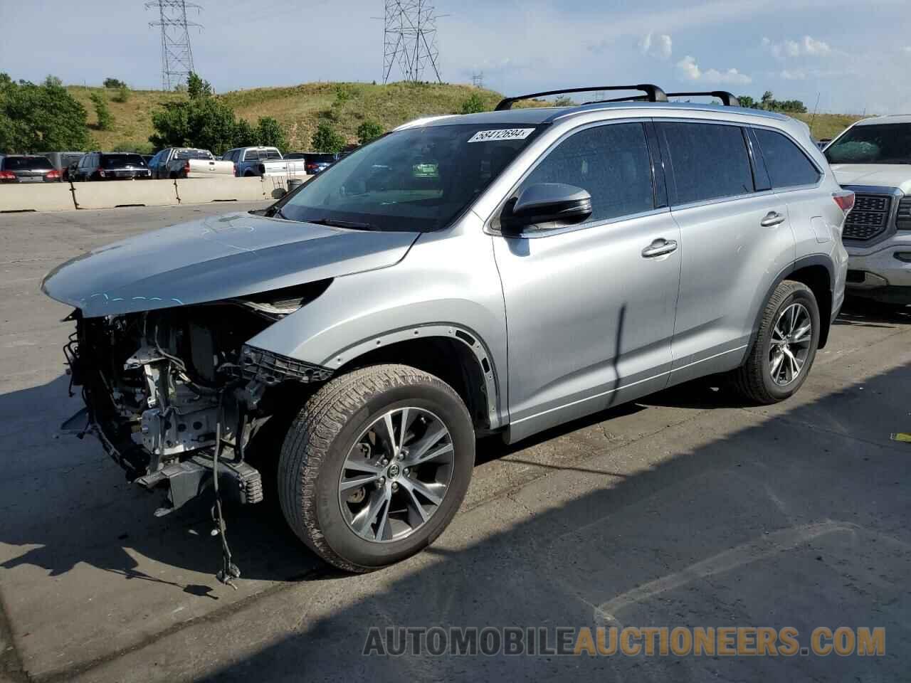 5TDJKRFHXGS275396 TOYOTA HIGHLANDER 2016