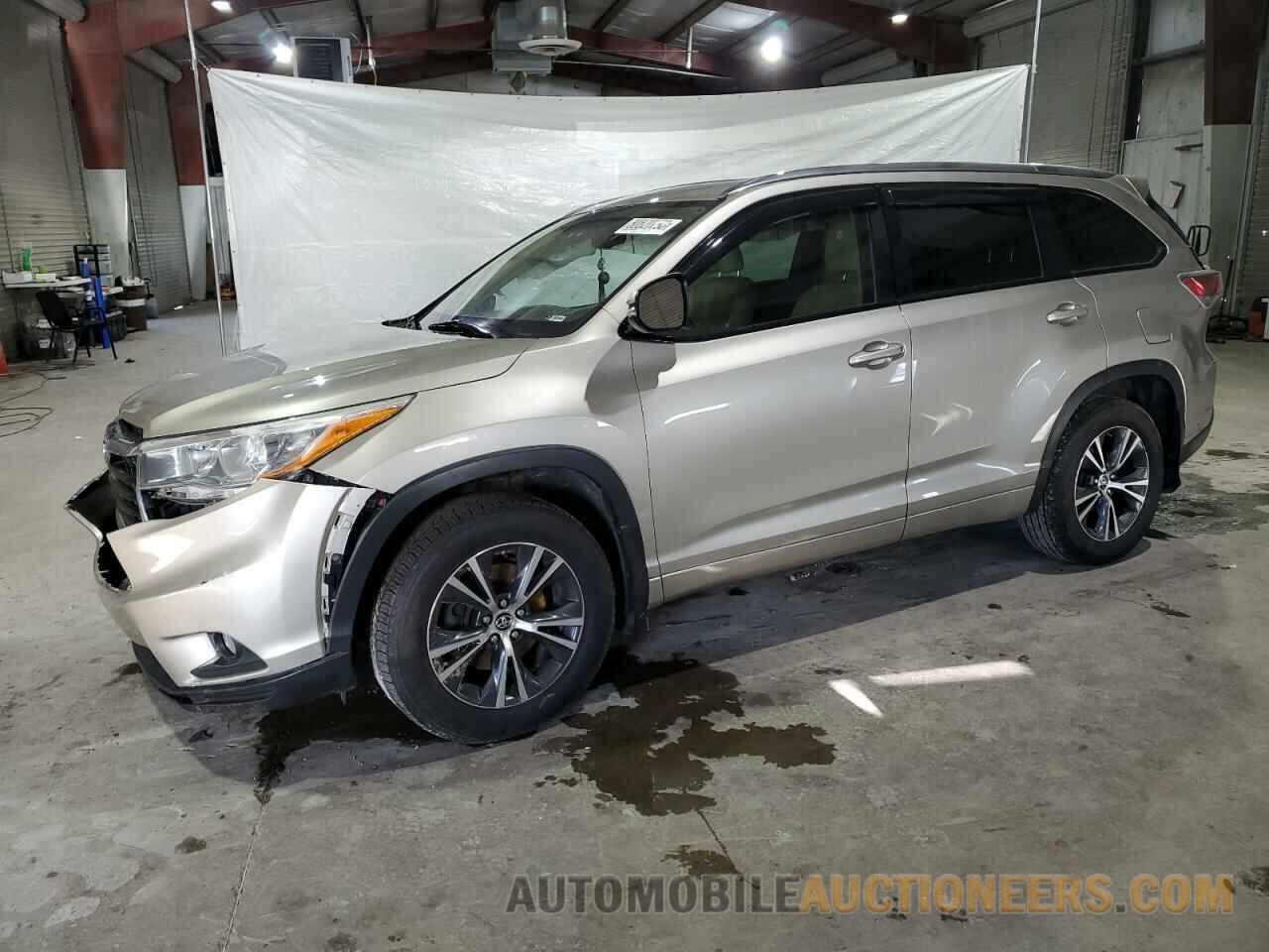 5TDJKRFHXGS277925 TOYOTA HIGHLANDER 2016