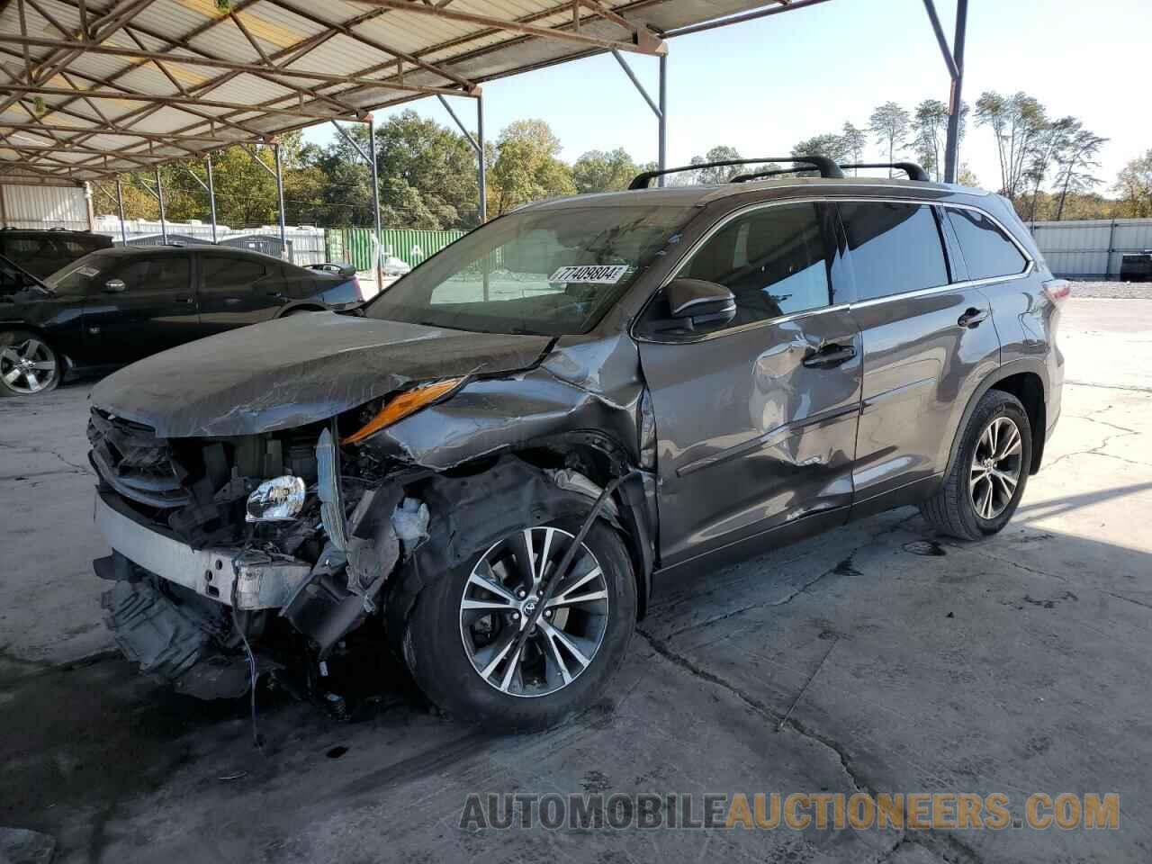 5TDJKRFHXGS315394 TOYOTA HIGHLANDER 2016