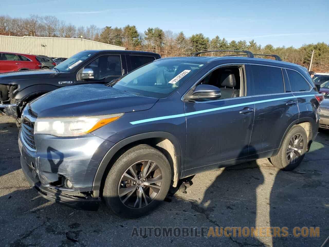 5TDJKRFHXGS332535 TOYOTA HIGHLANDER 2016