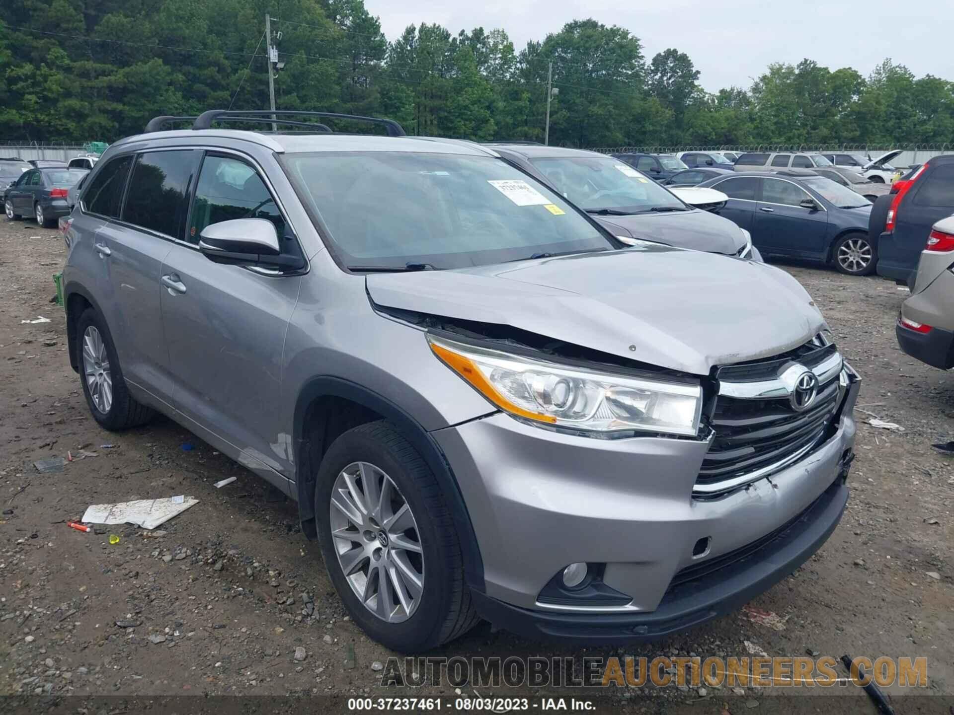 5TDJKRFHXGS503090 TOYOTA HIGHLANDER 2016