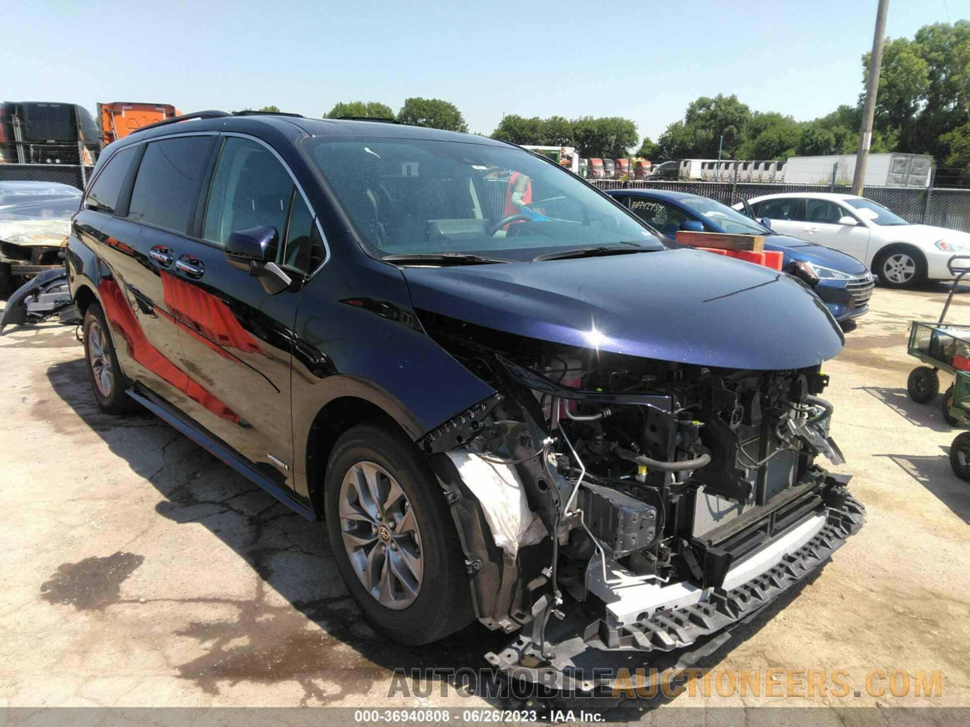 5TDJRKEC0MS014170 TOYOTA SIENNA 2021