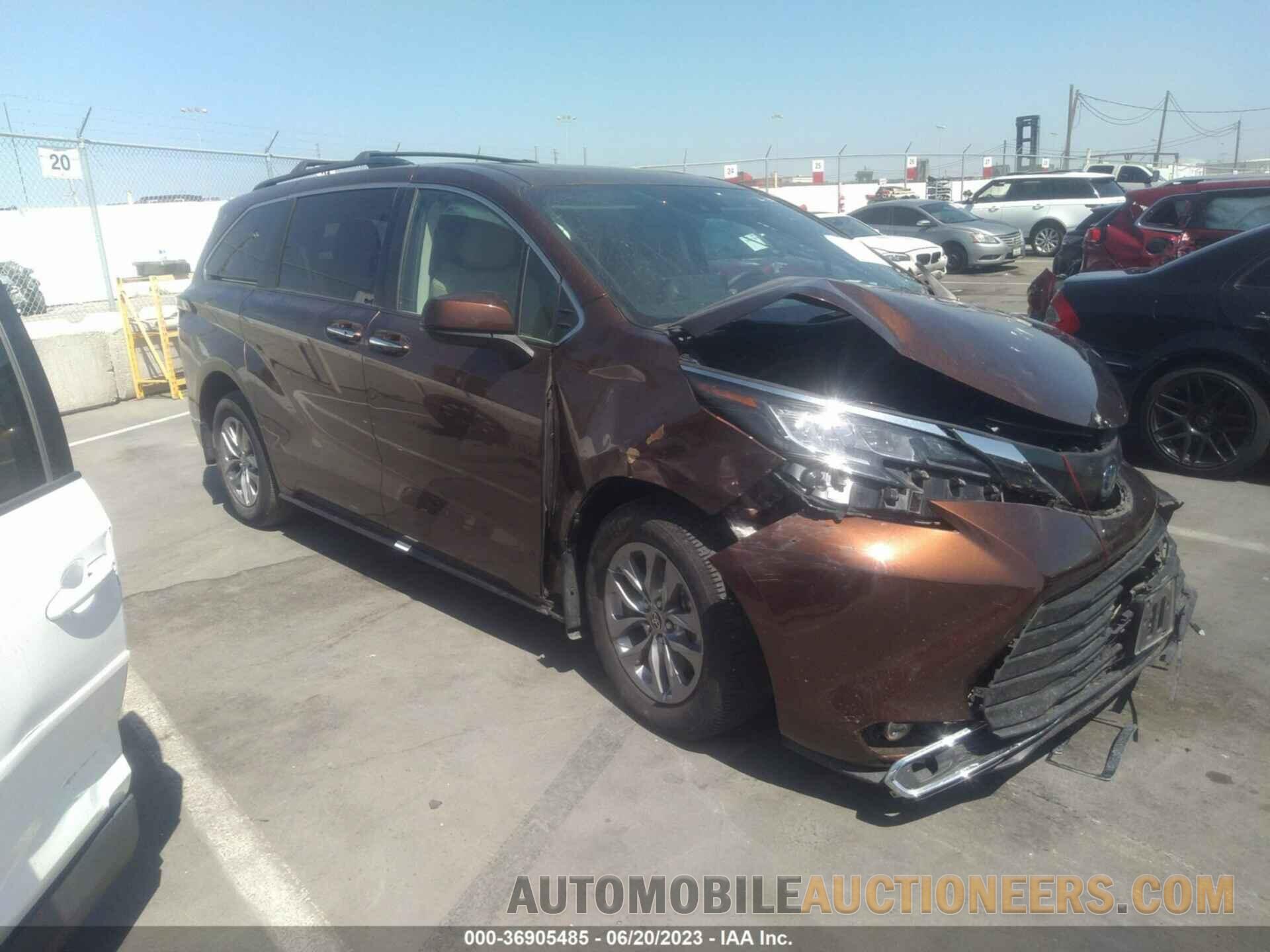 5TDJRKEC0NS102847 TOYOTA SIENNA 2022