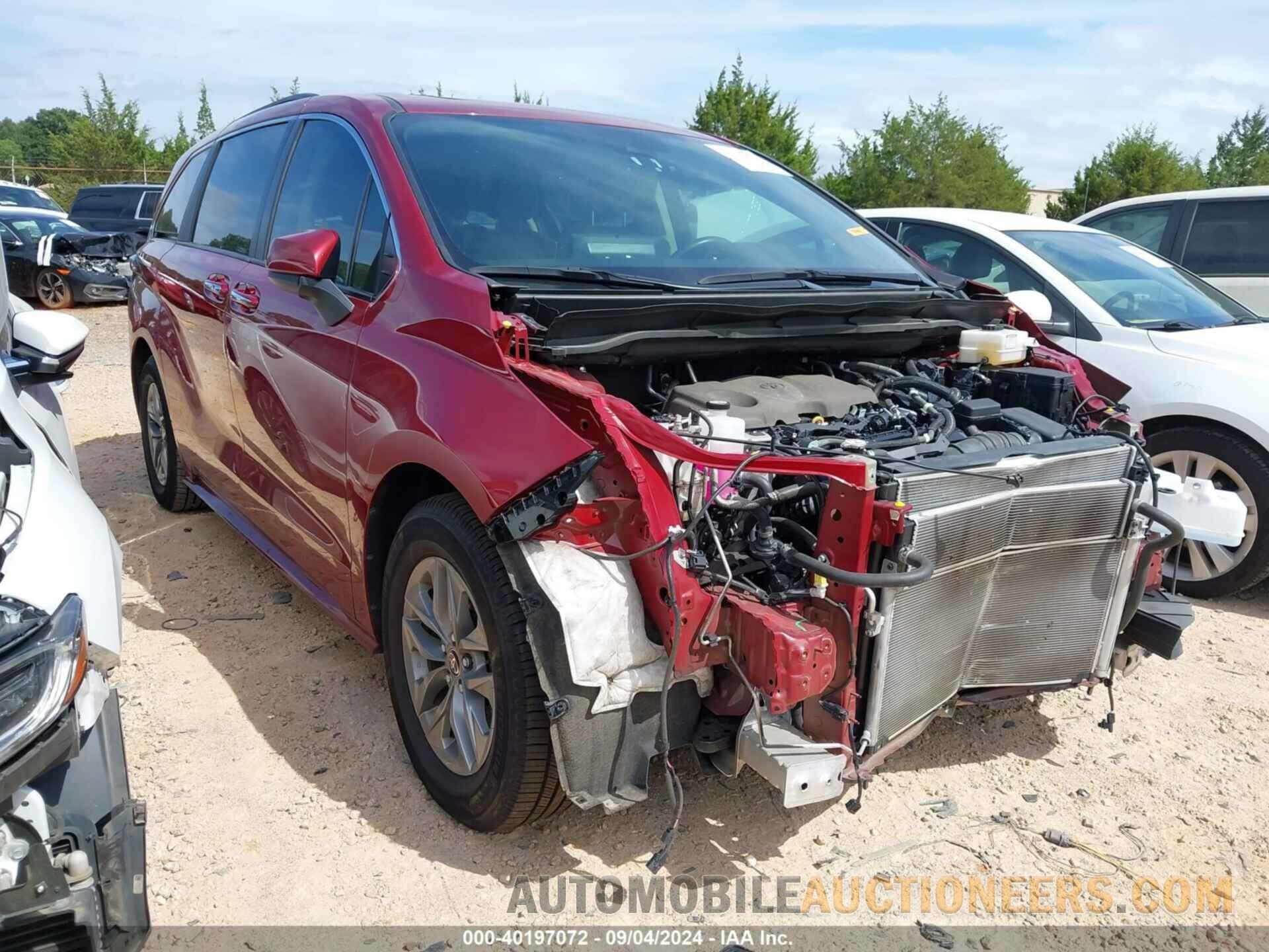 5TDJRKEC0NS114707 TOYOTA SIENNA 2022