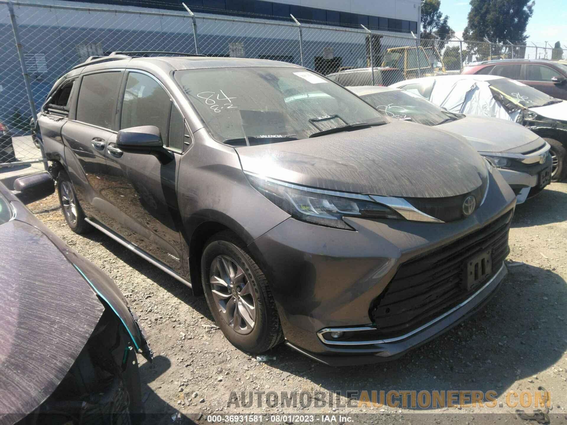 5TDJRKEC1MS038543 TOYOTA SIENNA 2021