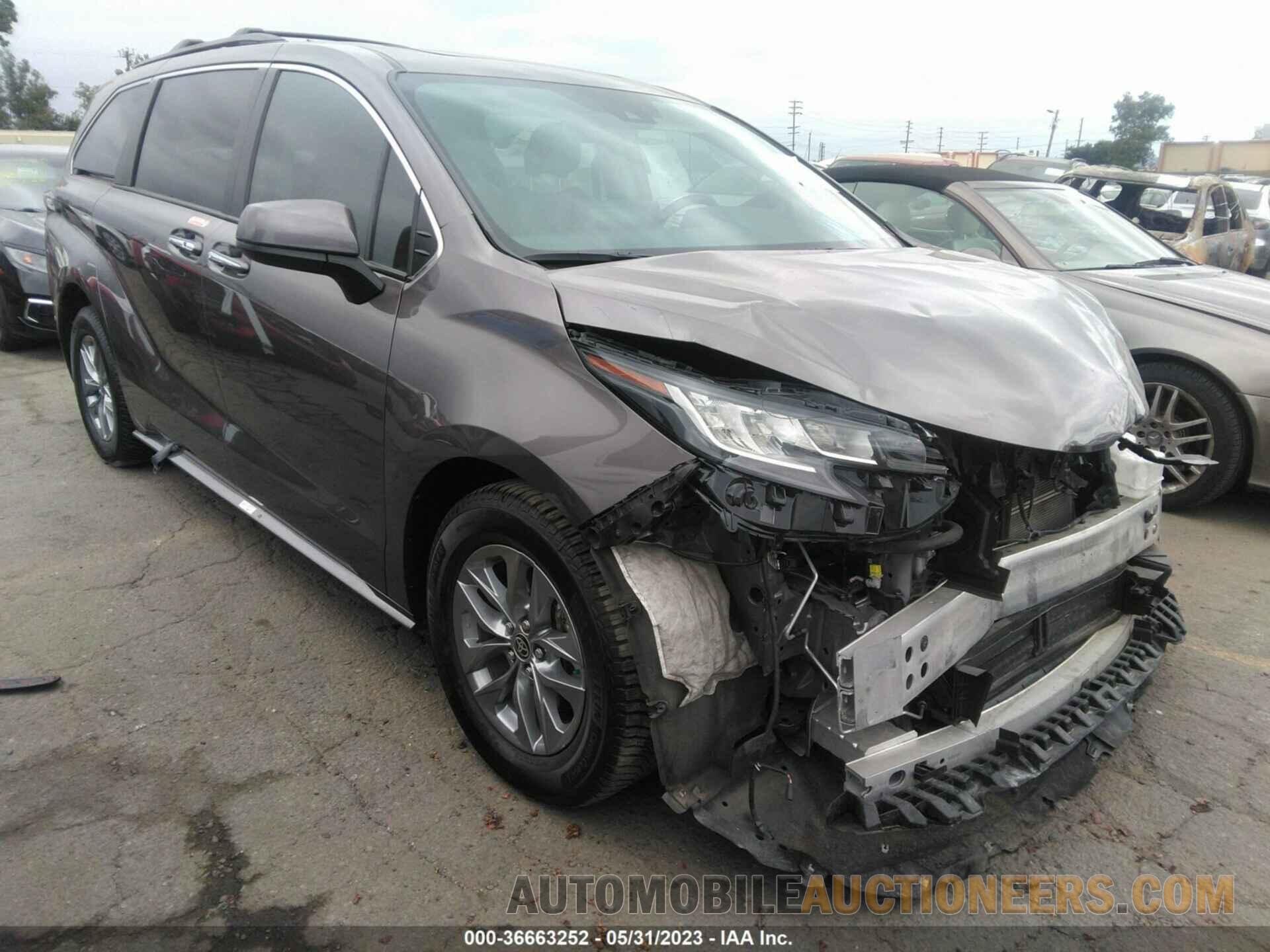 5TDJRKEC2NS099367 TOYOTA SIENNA 2022