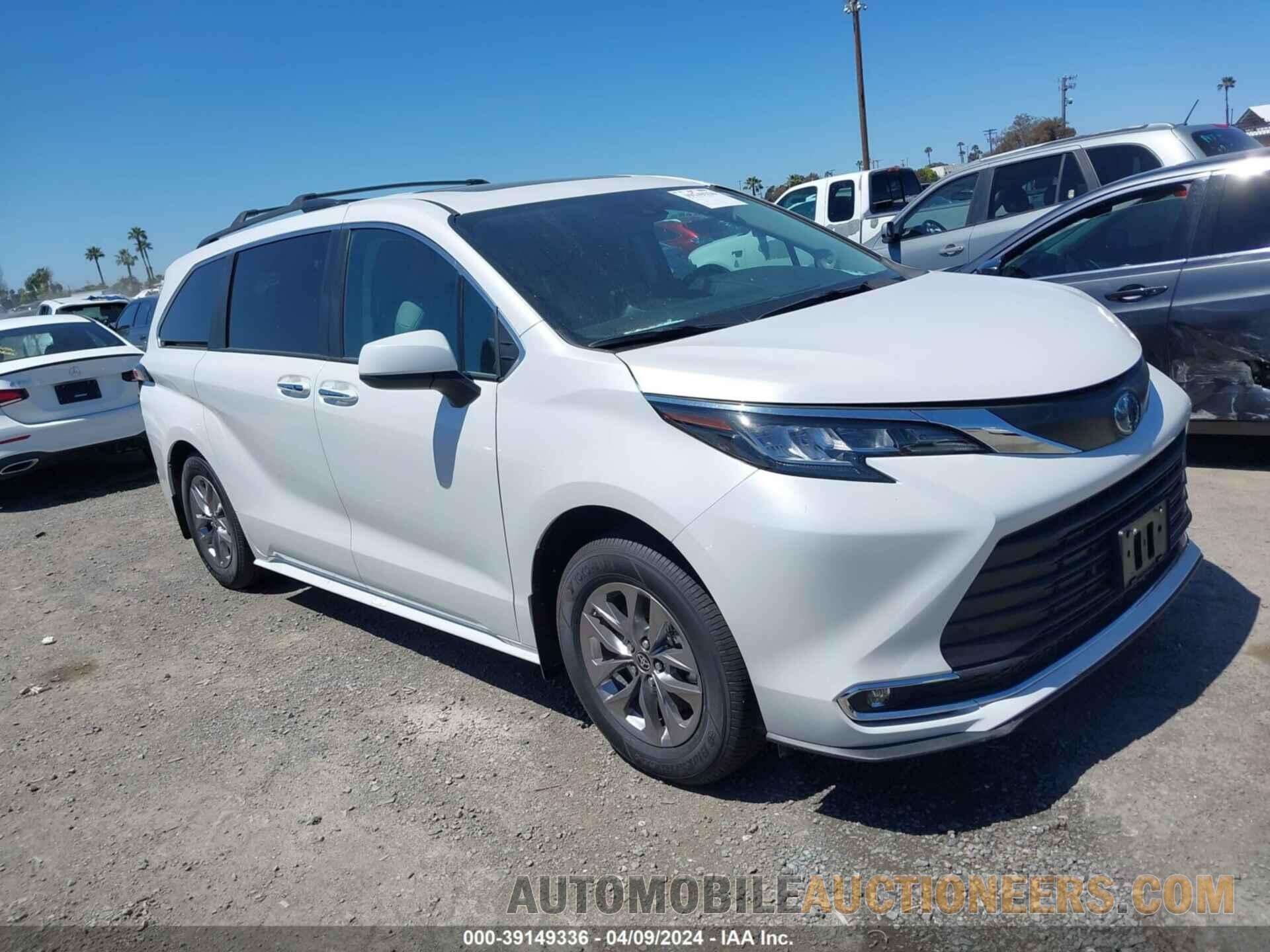 5TDJRKEC2PS175348 TOYOTA SIENNA 2023