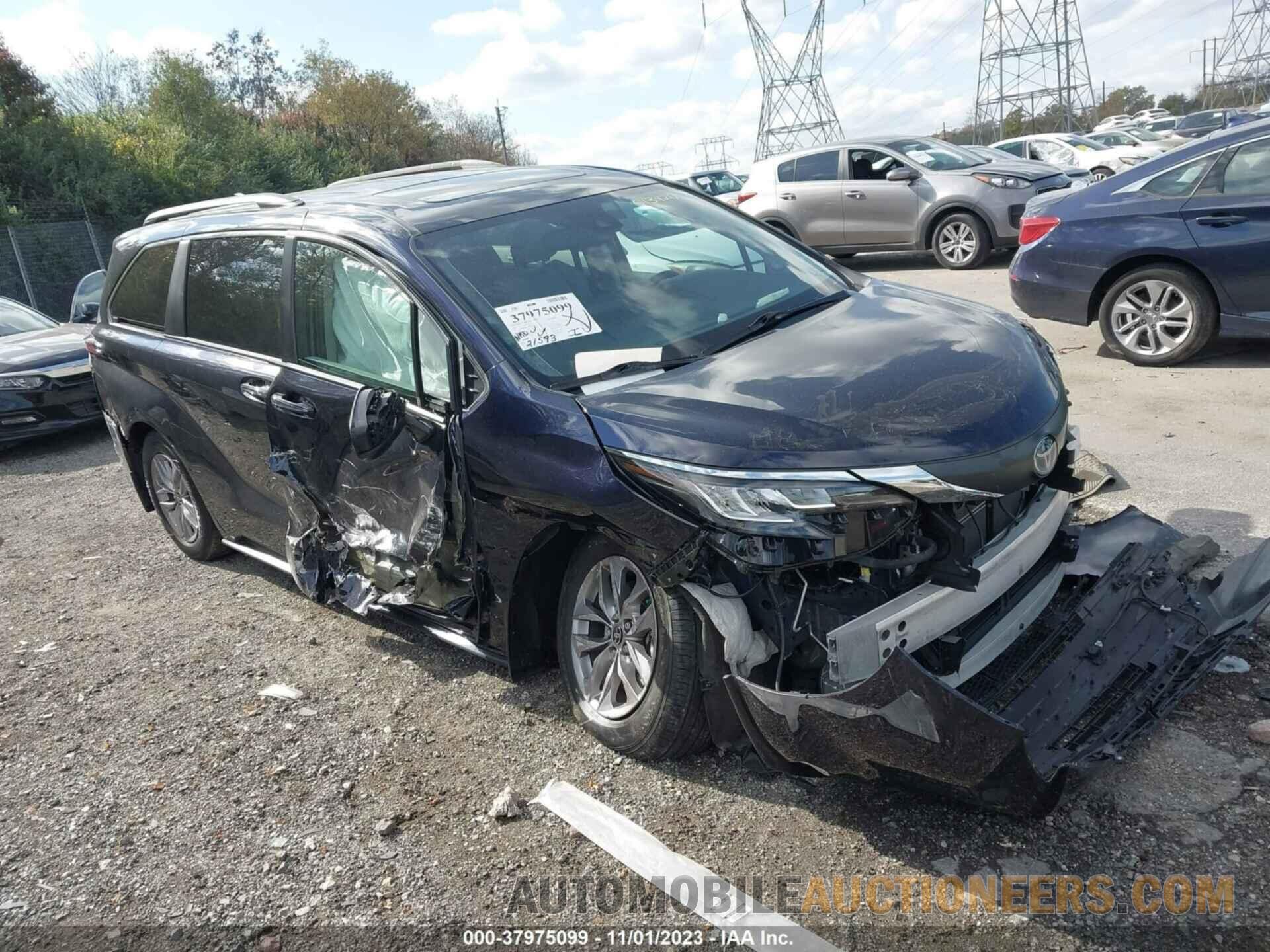 5TDJRKEC3MS013420 TOYOTA SIENNA 2021