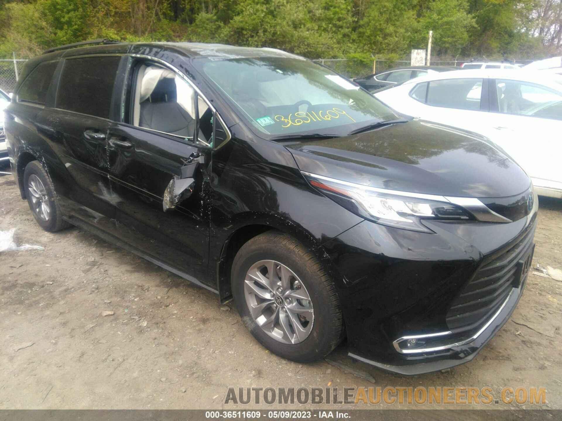 5TDJRKEC3NS123546 TOYOTA SIENNA 2022