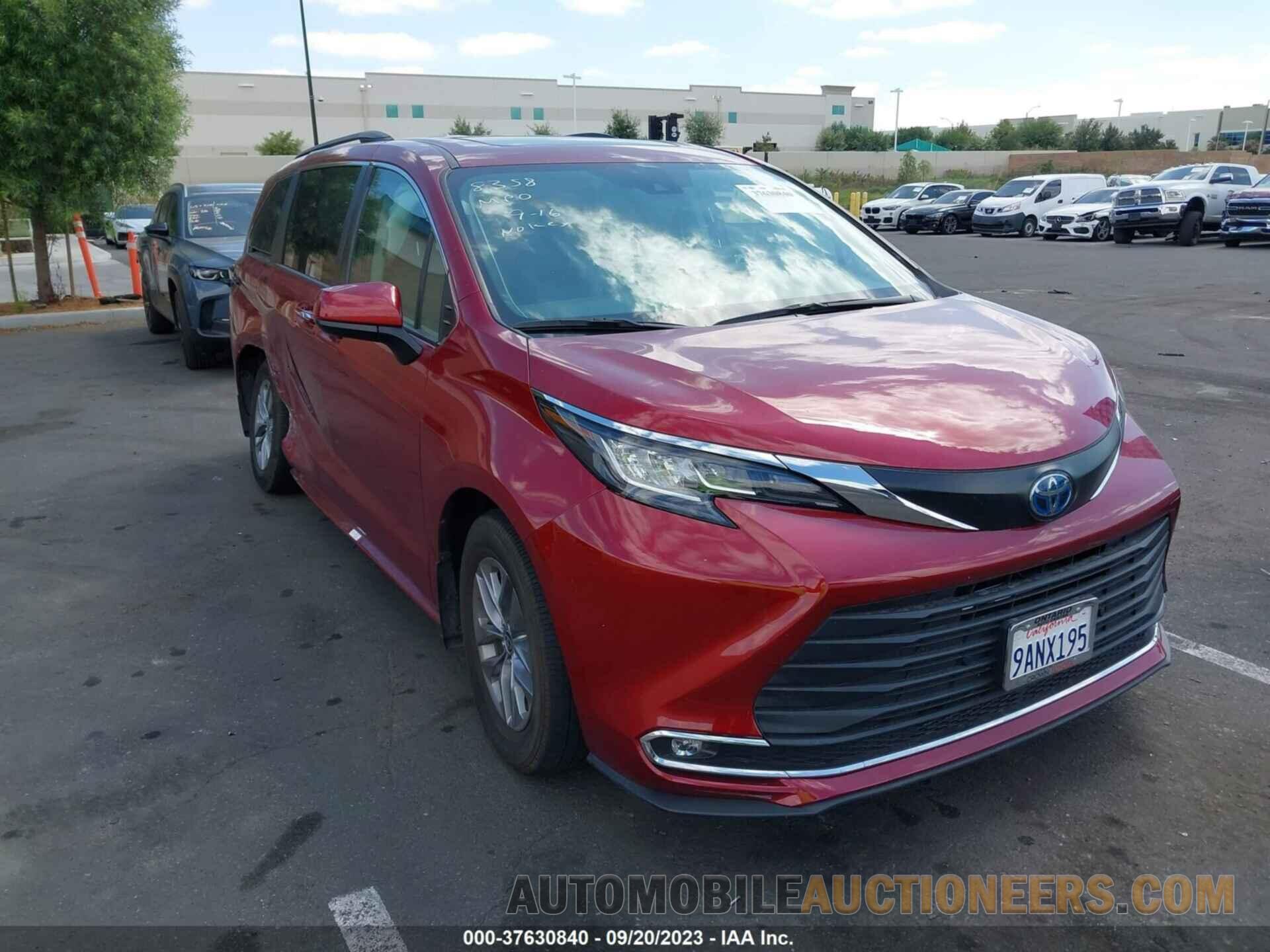 5TDJRKEC4NS108358 TOYOTA SIENNA 2022