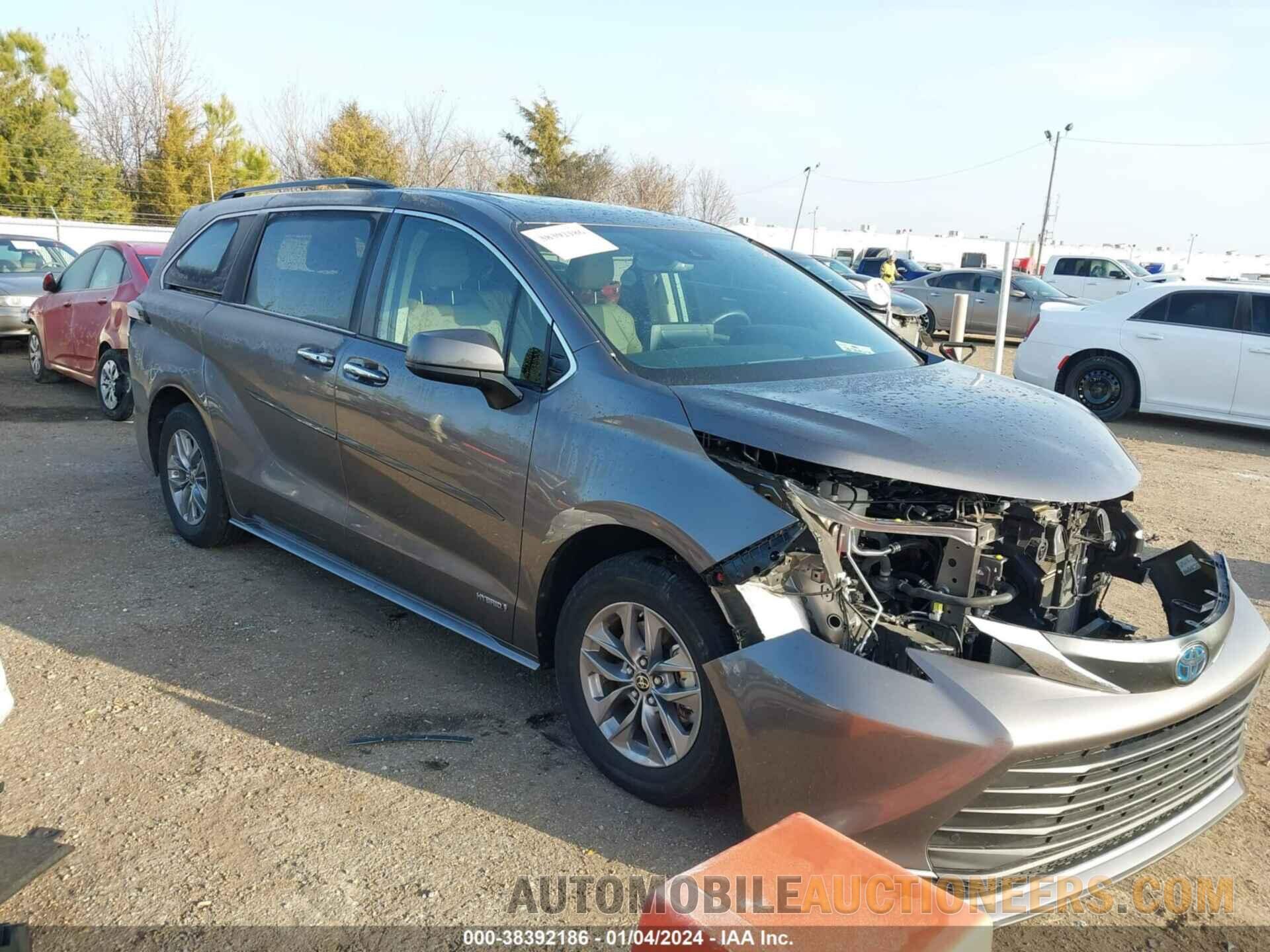 5TDJRKEC6MS067942 TOYOTA SIENNA 2021