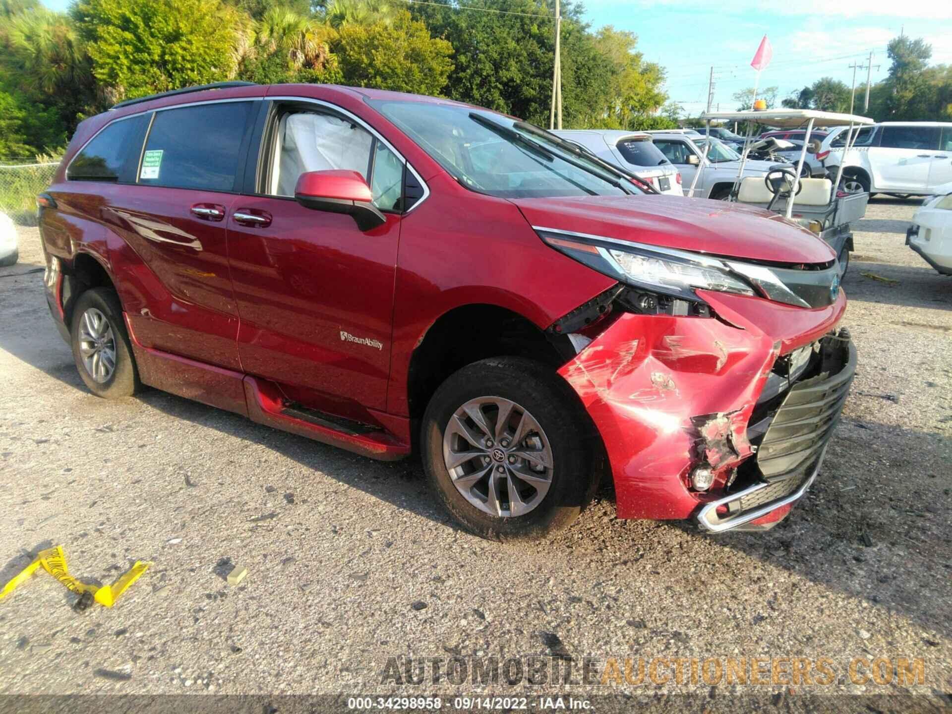 5TDJRKEC6NS080952 TOYOTA SIENNA 2022