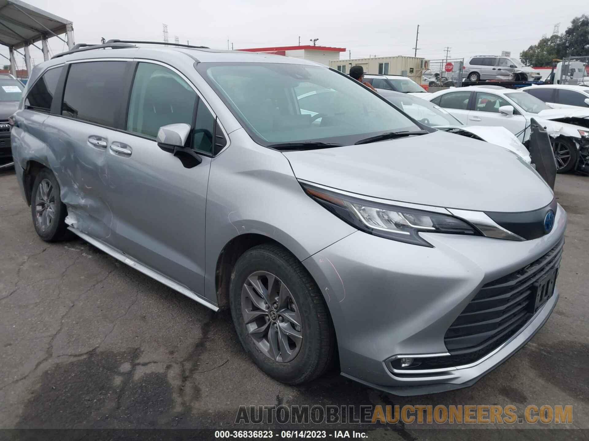 5TDJRKEC6NS093927 TOYOTA SIENNA 2022