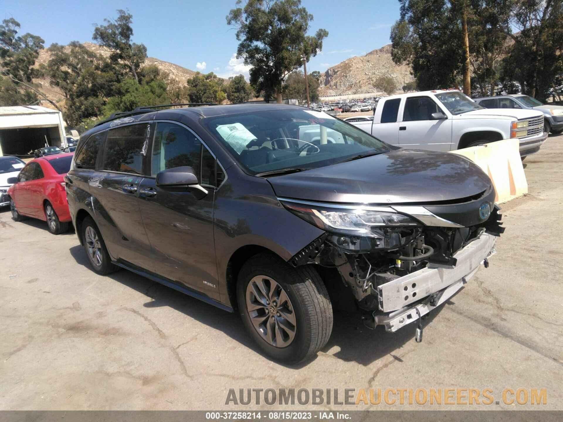 5TDJRKEC9MS020520 TOYOTA SIENNA 2021