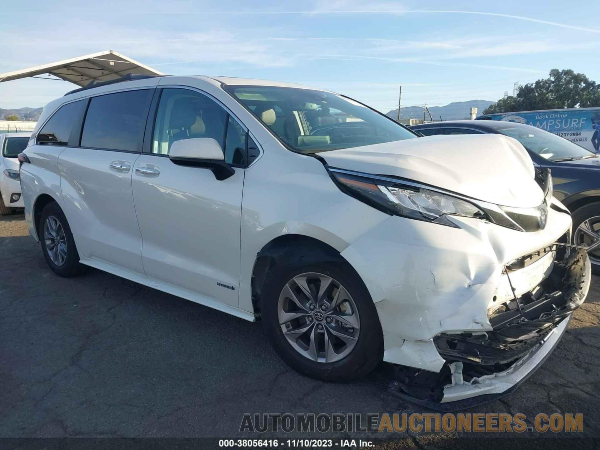 5TDJRKEC9MS021635 TOYOTA SIENNA 2021