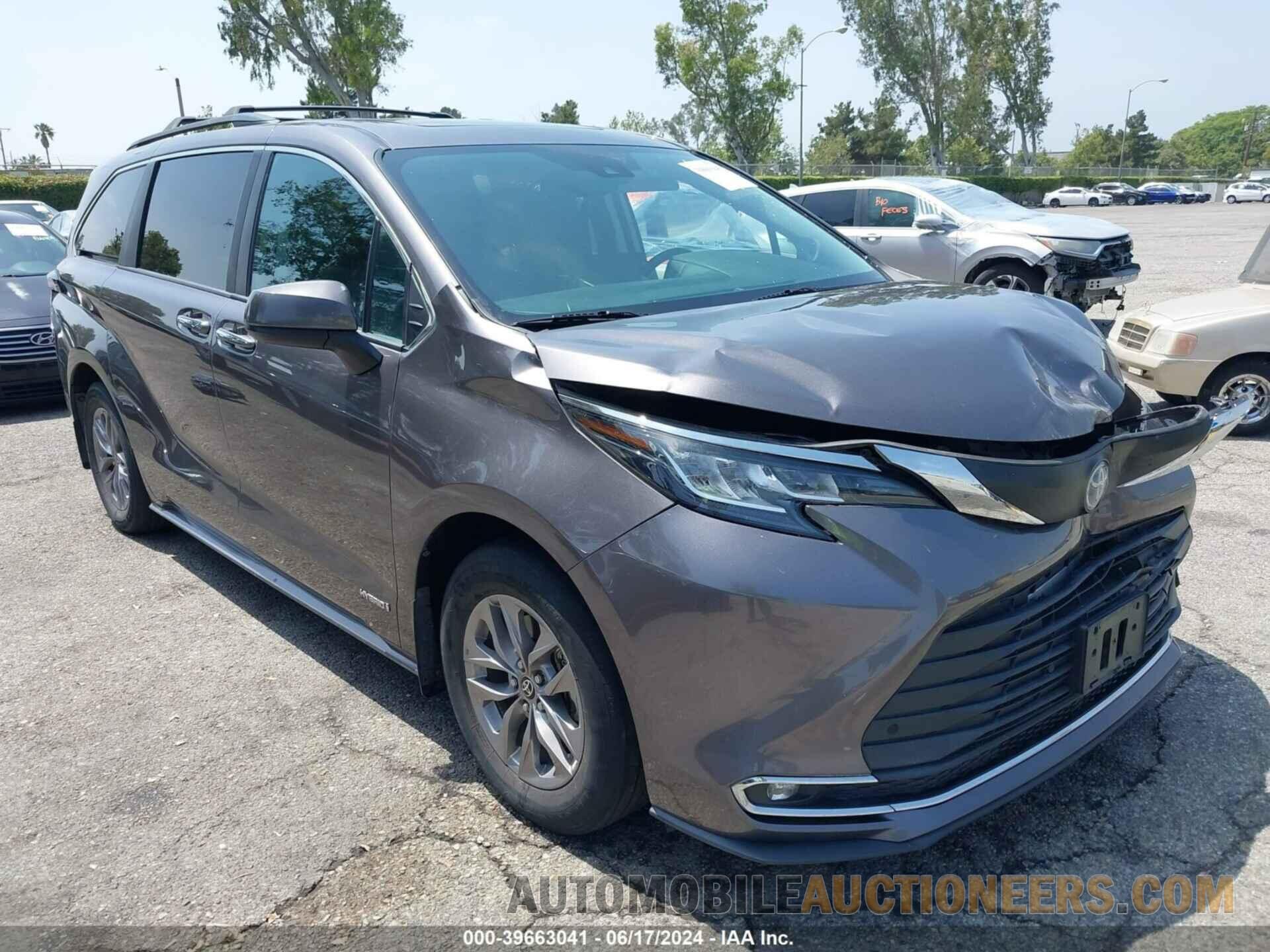 5TDJRKEC9MS032005 TOYOTA SIENNA 2021