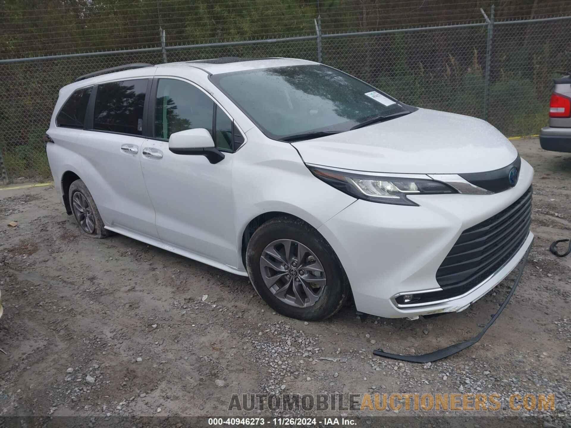 5TDJRKECXPS161925 TOYOTA SIENNA 2023