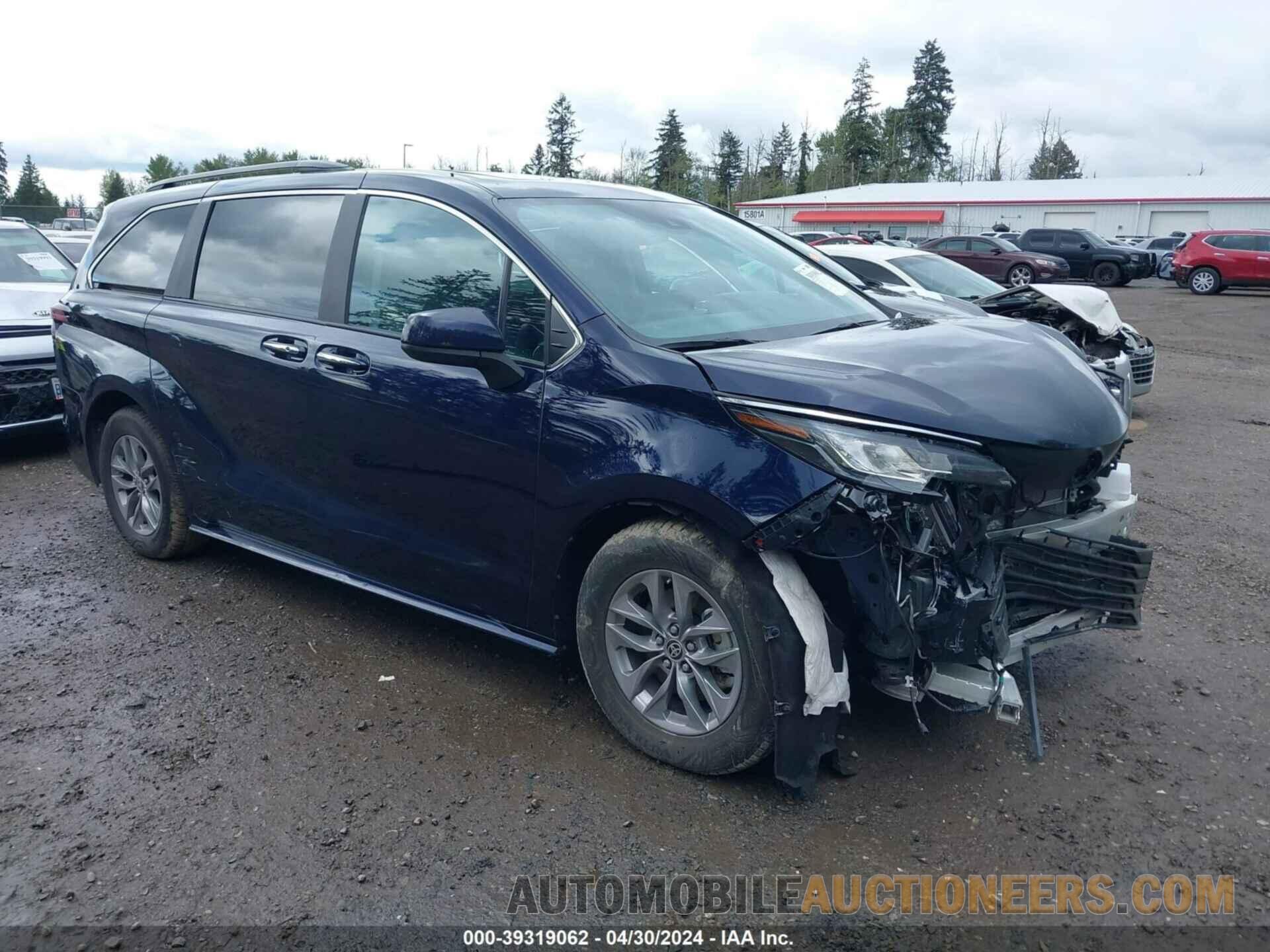 5TDJSKFC0NS067908 TOYOTA SIENNA 2022