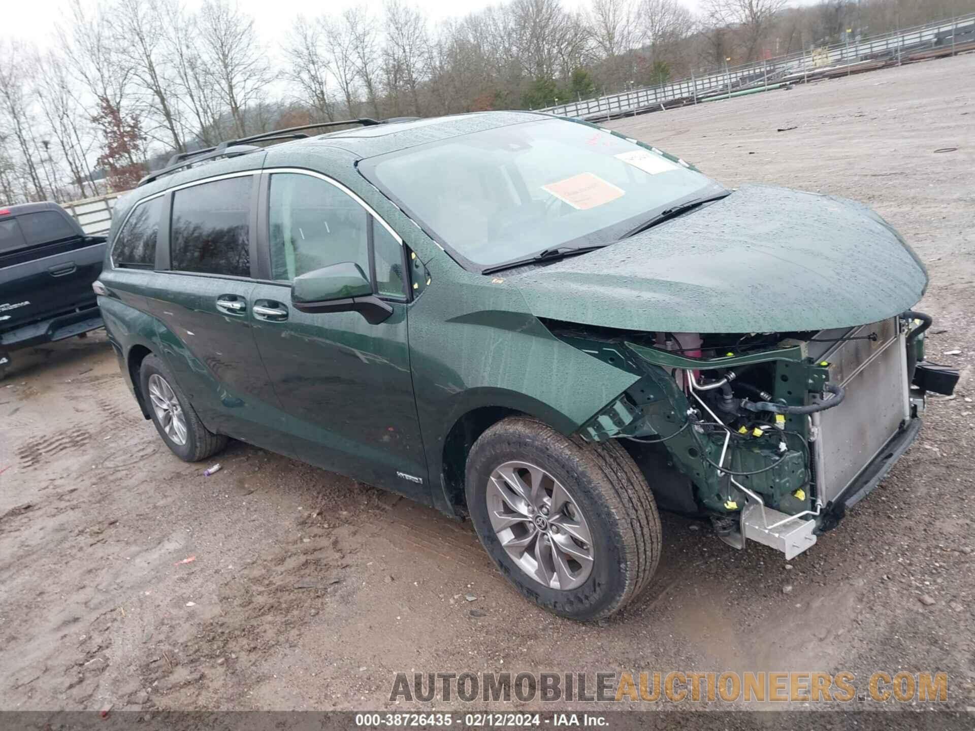 5TDJSKFC1MS010633 TOYOTA SIENNA 2021