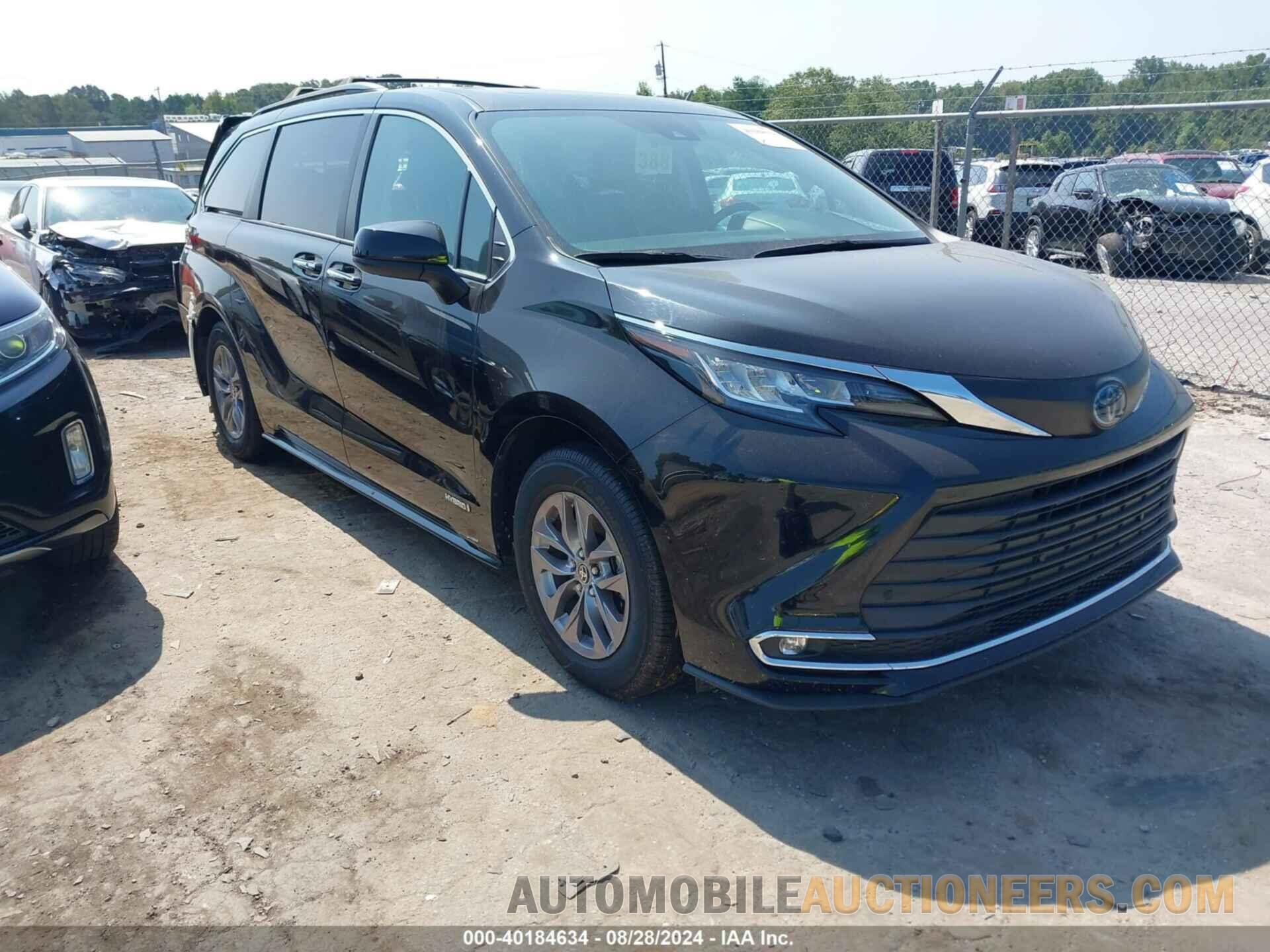 5TDJSKFC1MS021373 TOYOTA SIENNA 2021