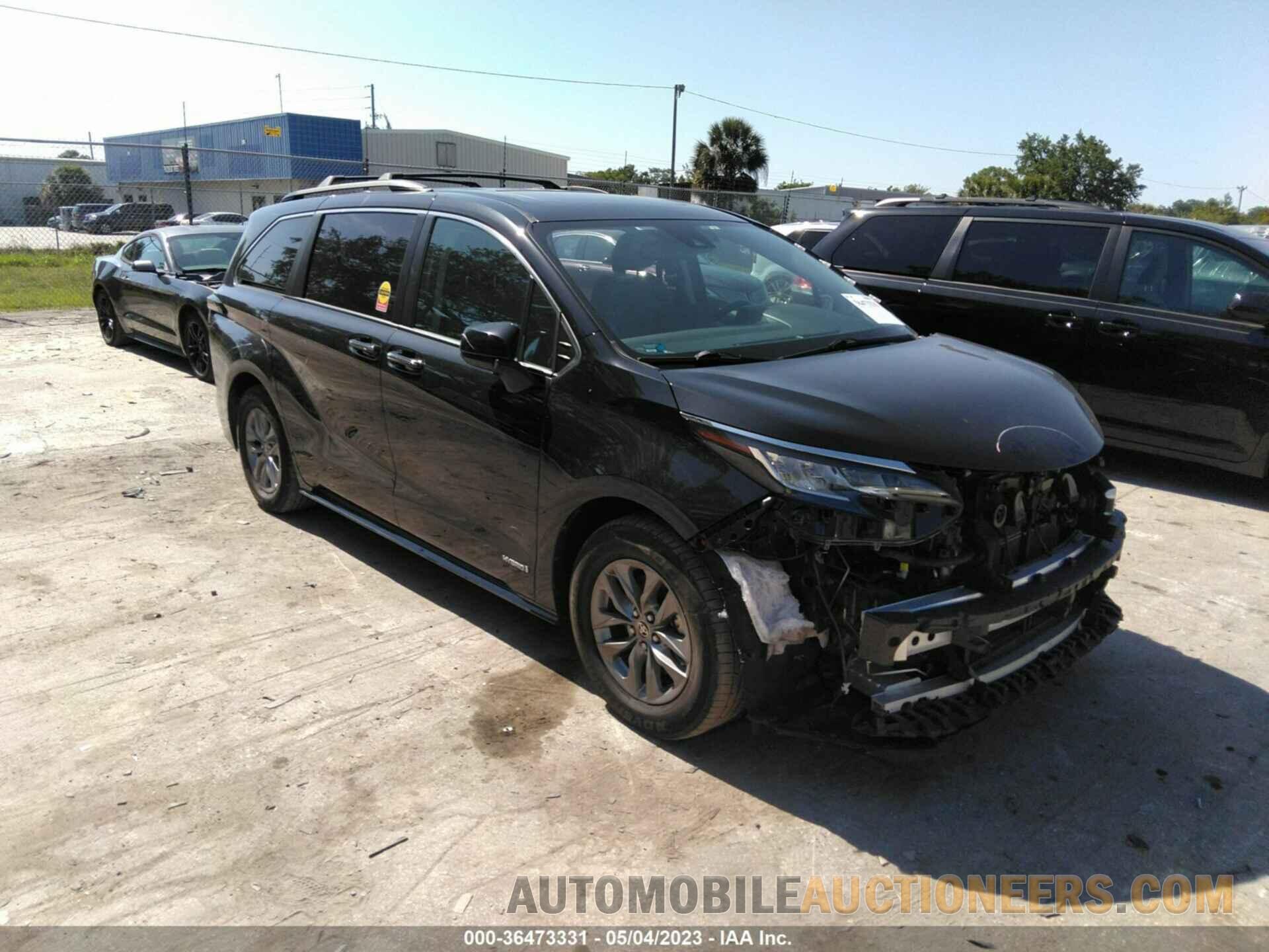 5TDJSKFC1MS022975 TOYOTA SIENNA 2021