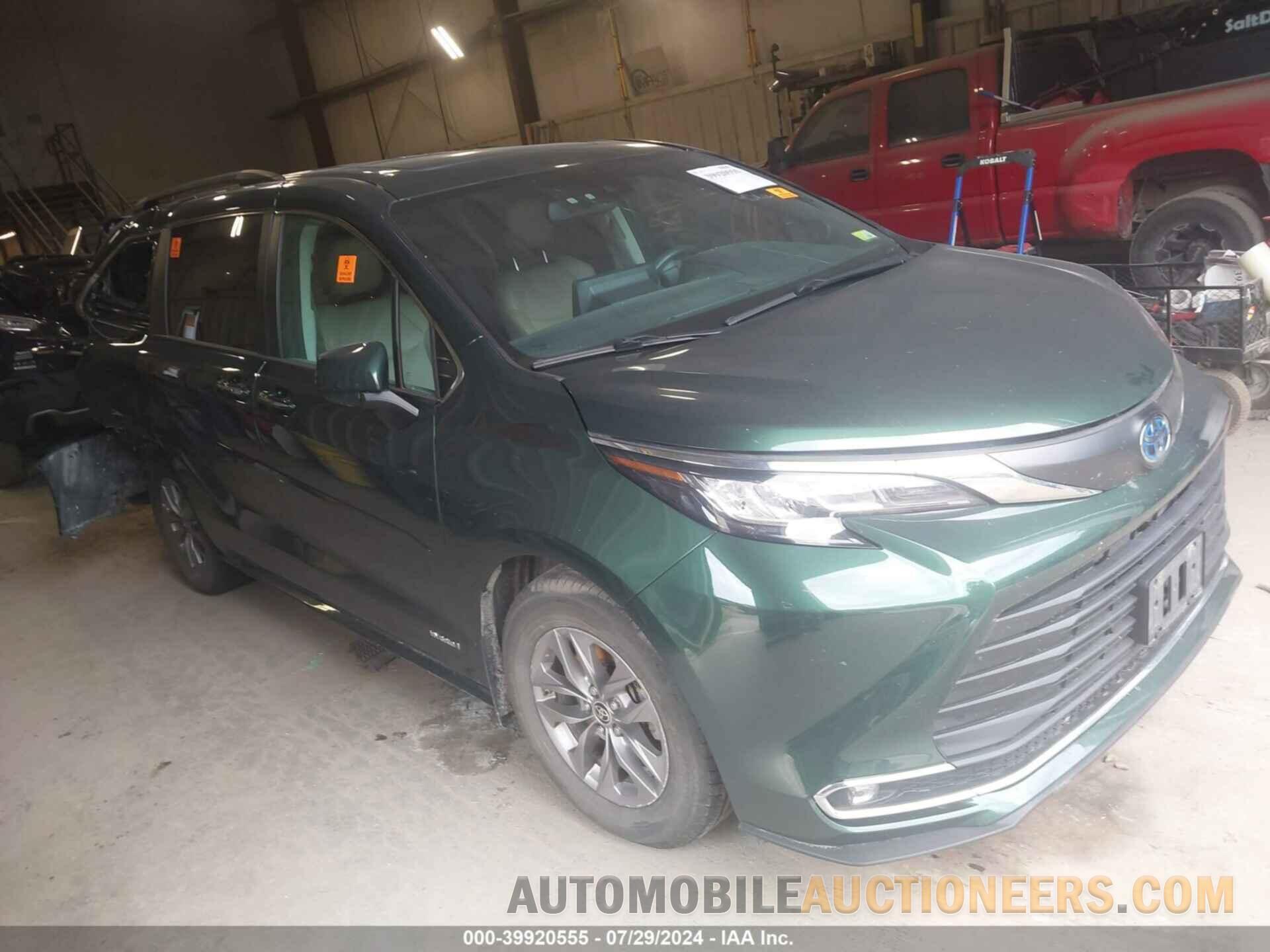 5TDJSKFC2MS006610 TOYOTA SIENNA 2021