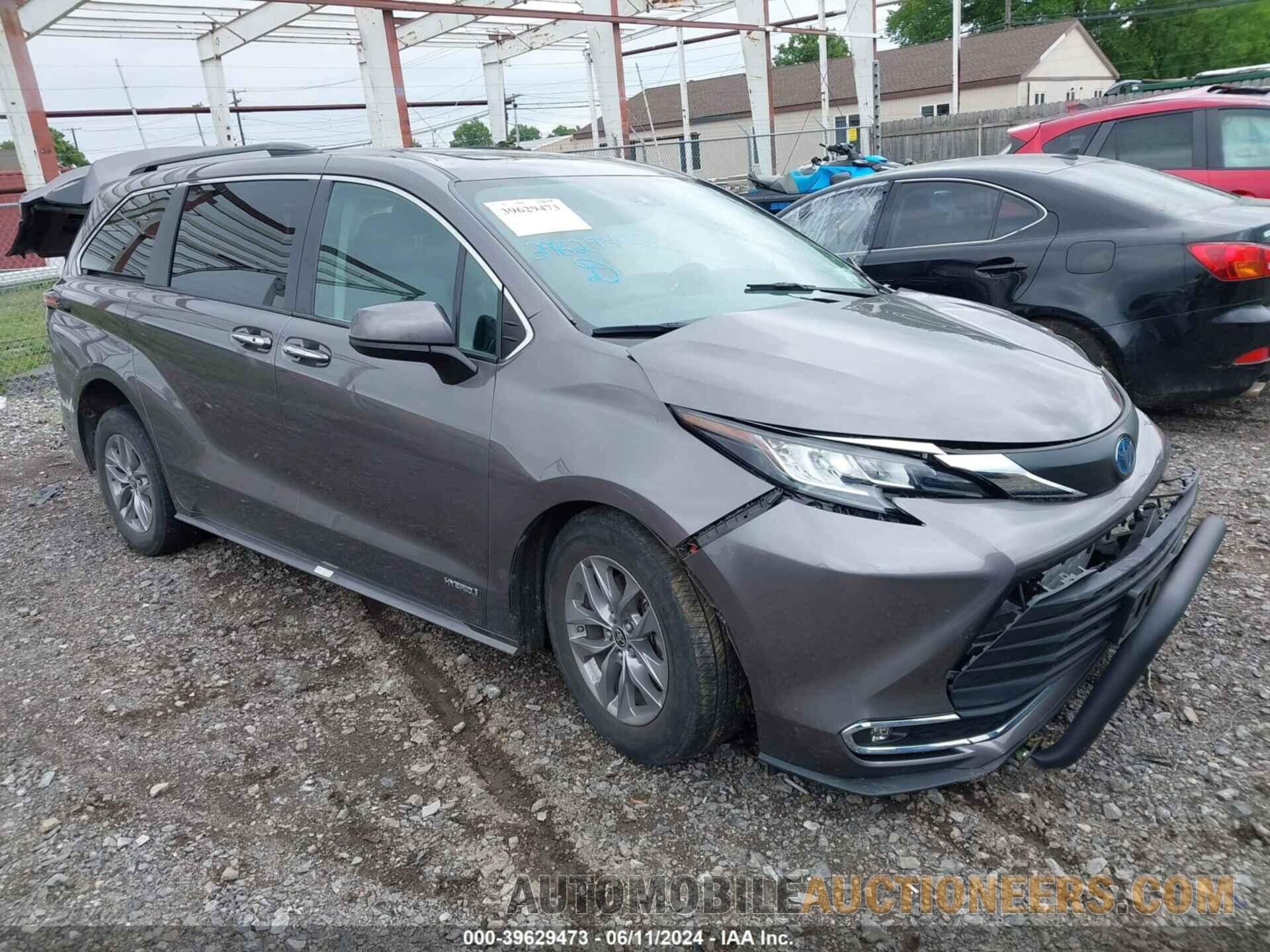 5TDJSKFC2MS026100 TOYOTA SIENNA 2021