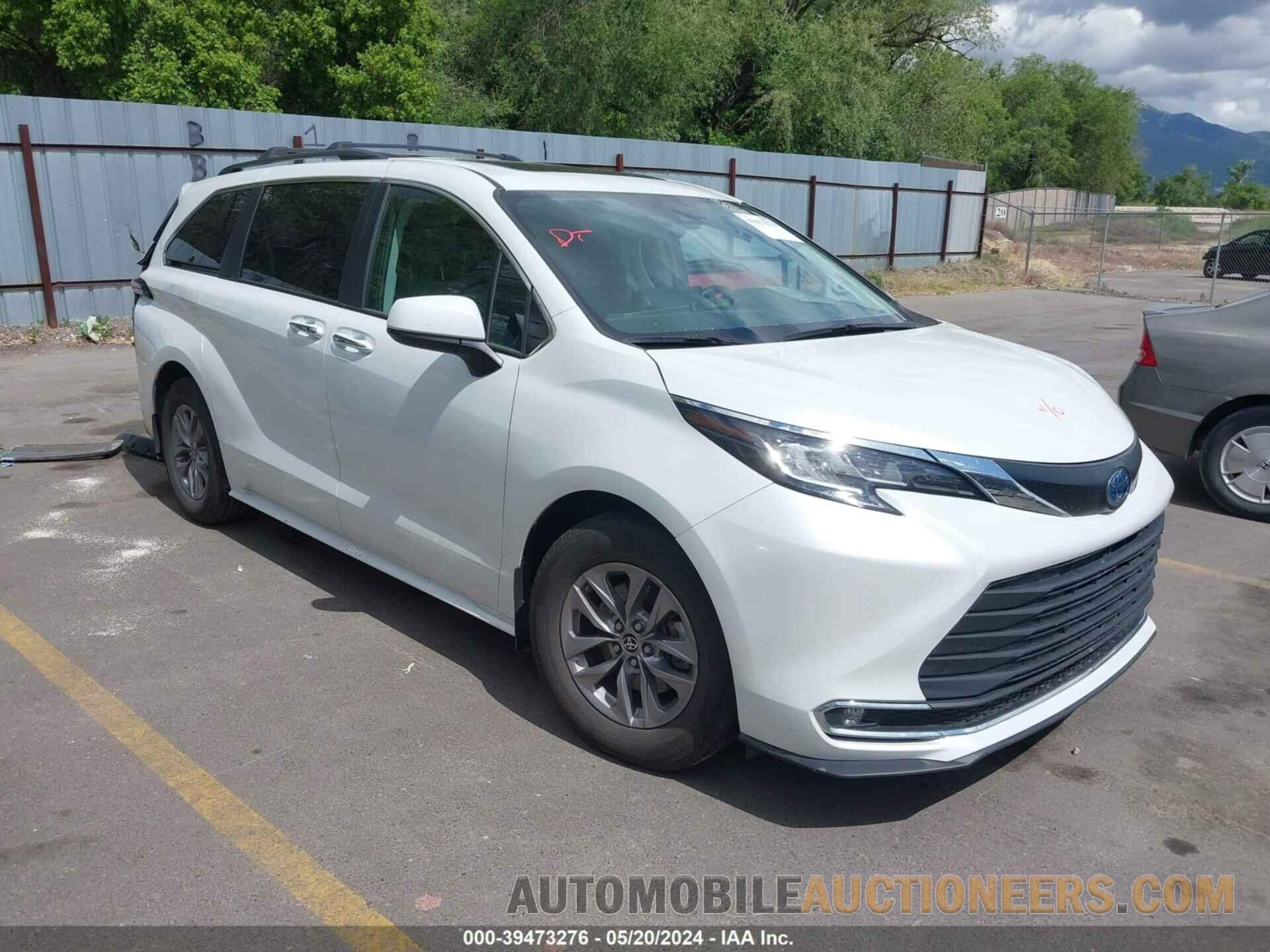 5TDJSKFC4NS047919 TOYOTA SIENNA 2022